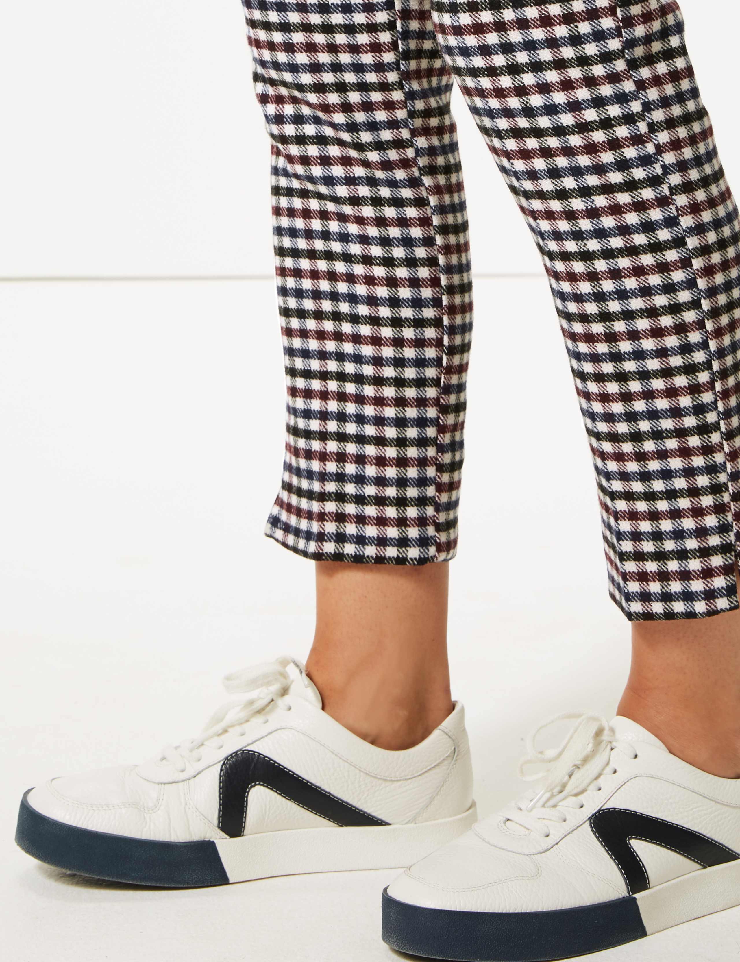 Checked Slim Leg Trousers 6 of 7