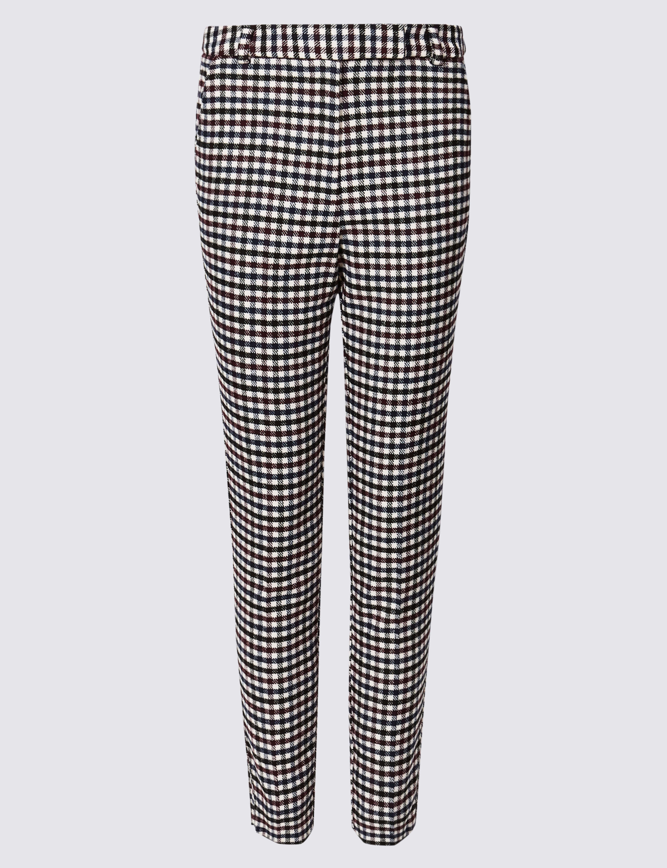 Checked Slim Leg Trousers 2 of 7
