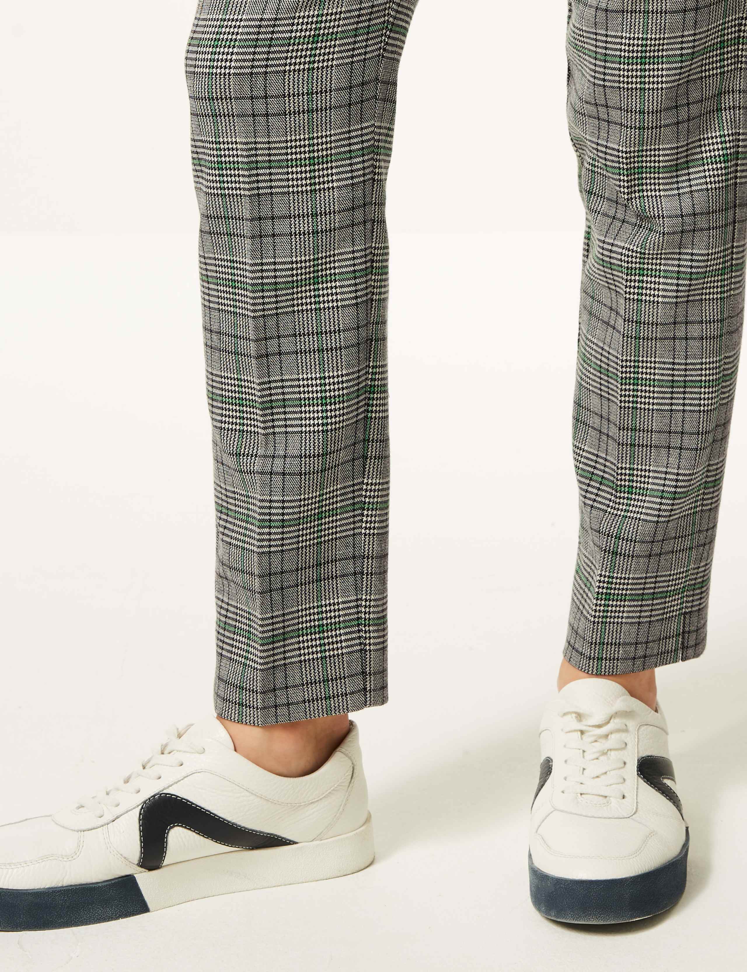 Checked Slim Leg Trousers 6 of 6