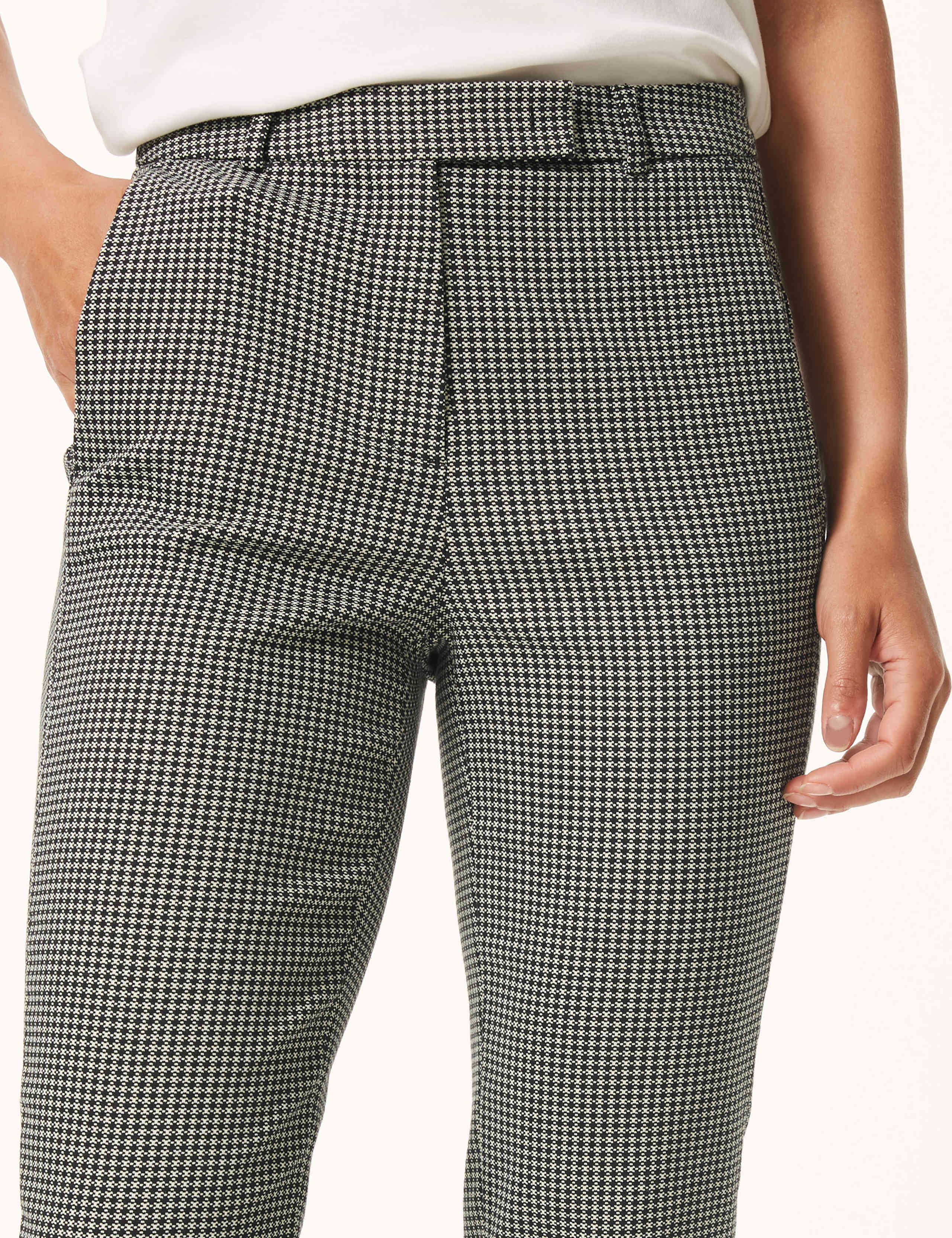 Mia Slim Checked Ankle Grazer Trousers 4 of 5