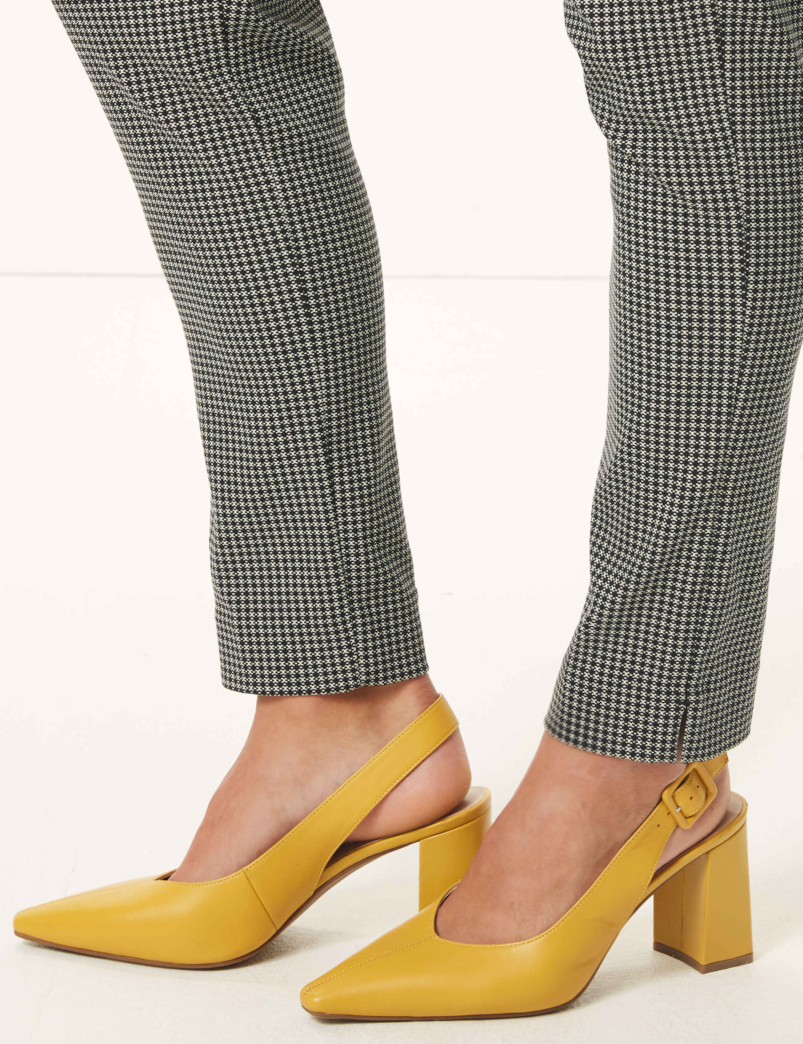 Mia Slim Checked Ankle Grazer Trousers 5 of 5