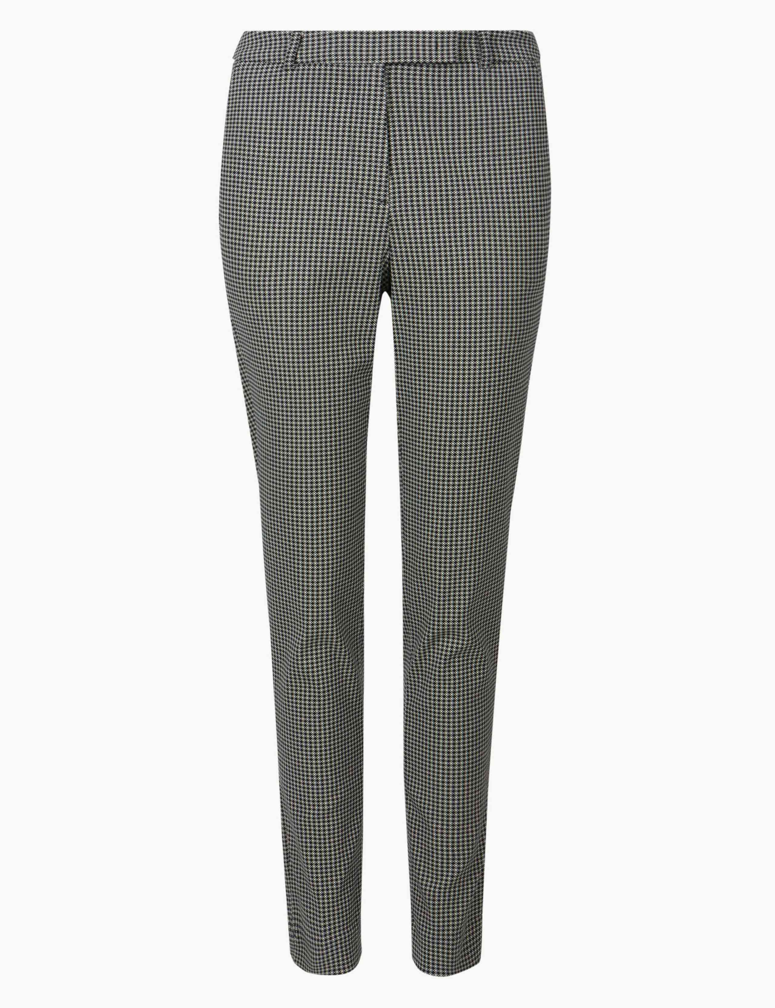 Mia Slim Checked Ankle Grazer Trousers 2 of 5