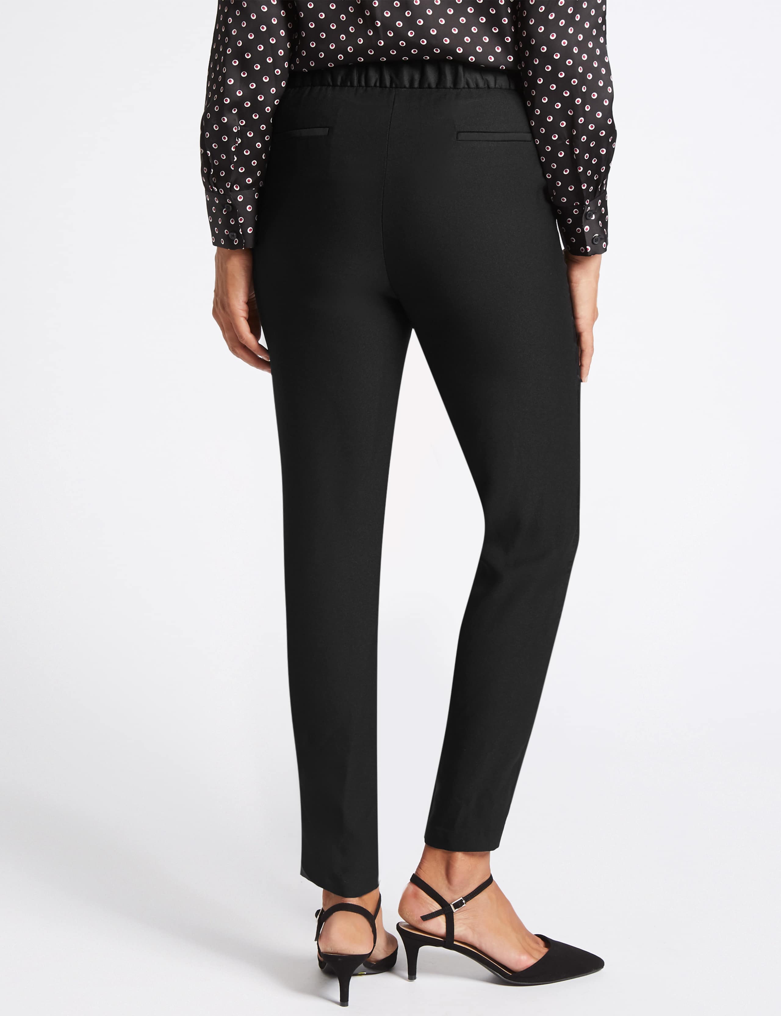 Satin Straight Leg Trousers 4 of 6