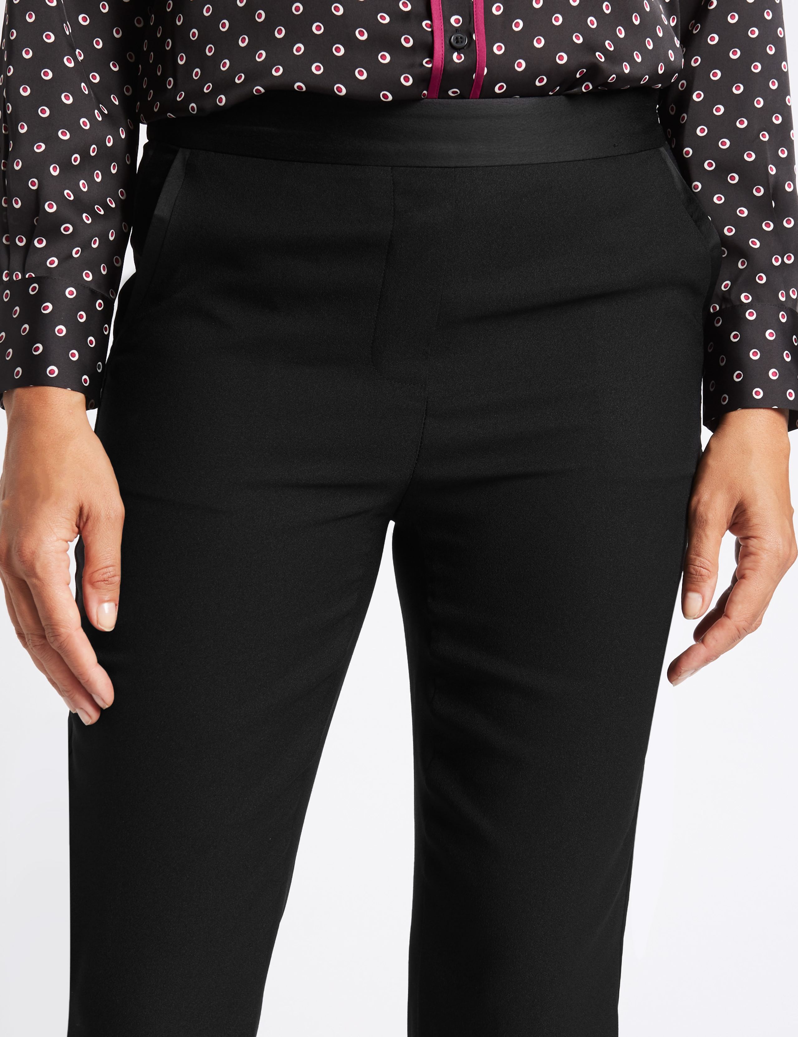Satin Straight Leg Trousers 5 of 6