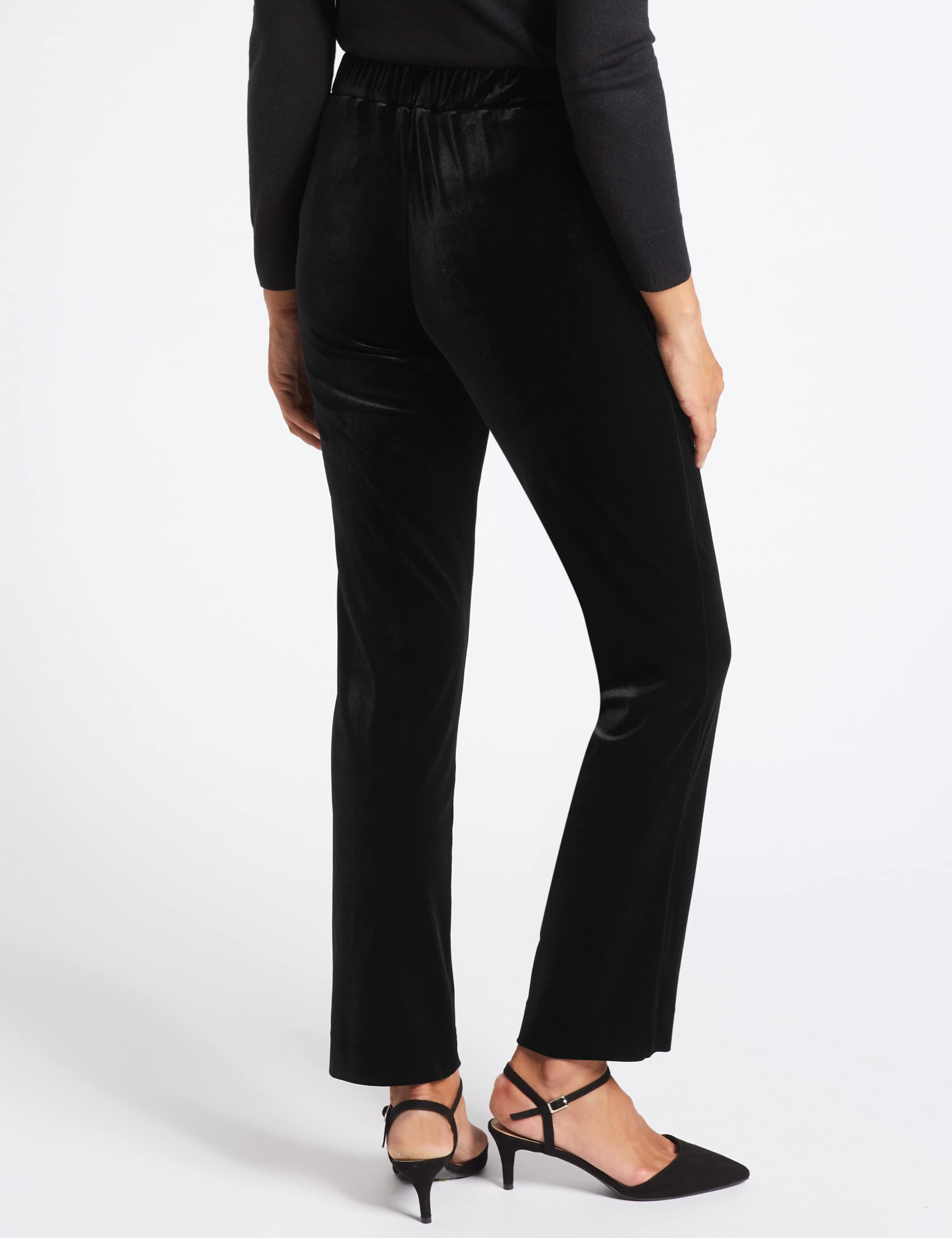 Velvet Straight Leg Trousers 4 of 6