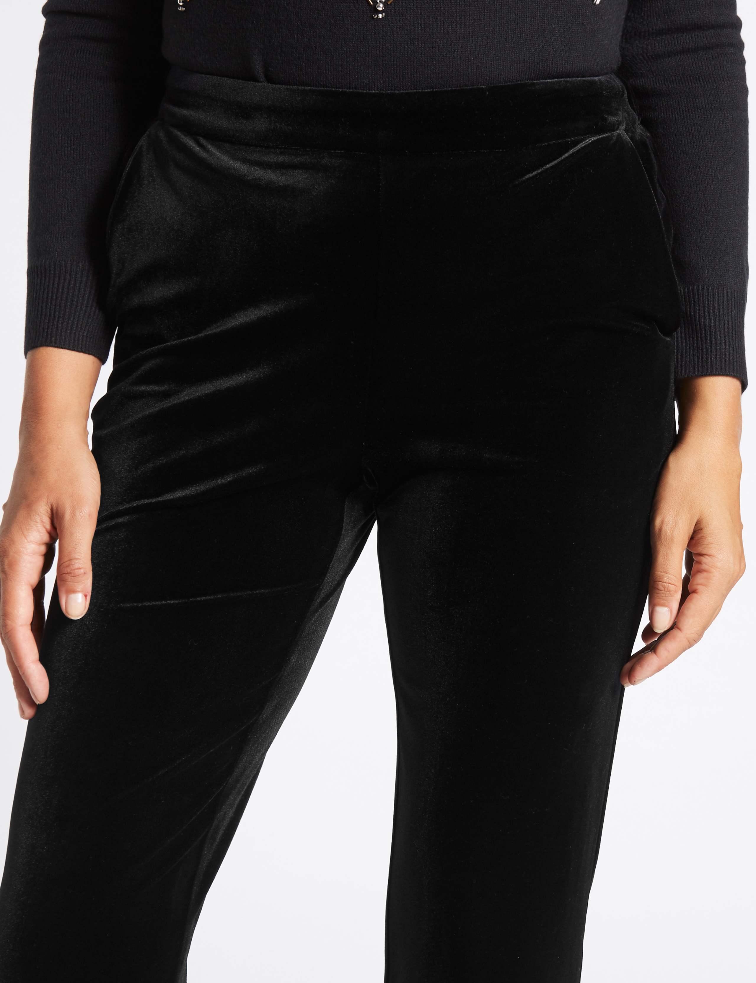 Velvet Straight Leg Trousers 5 of 6