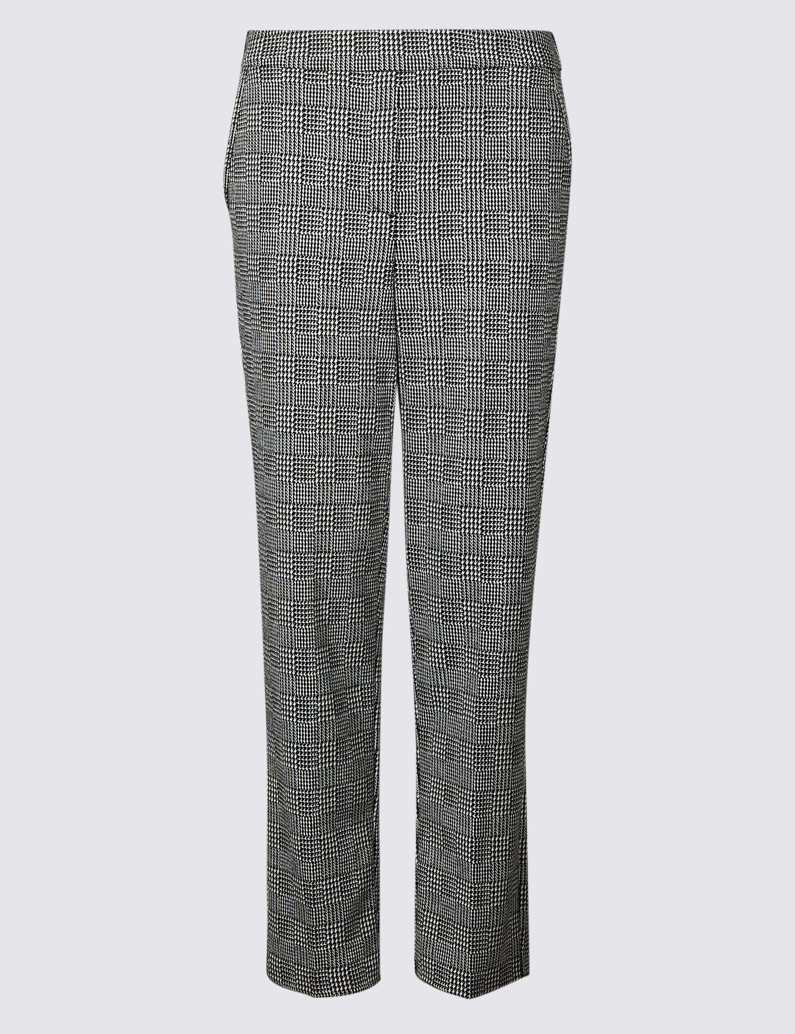 Checked Straight Leg Trousers 1 of 1