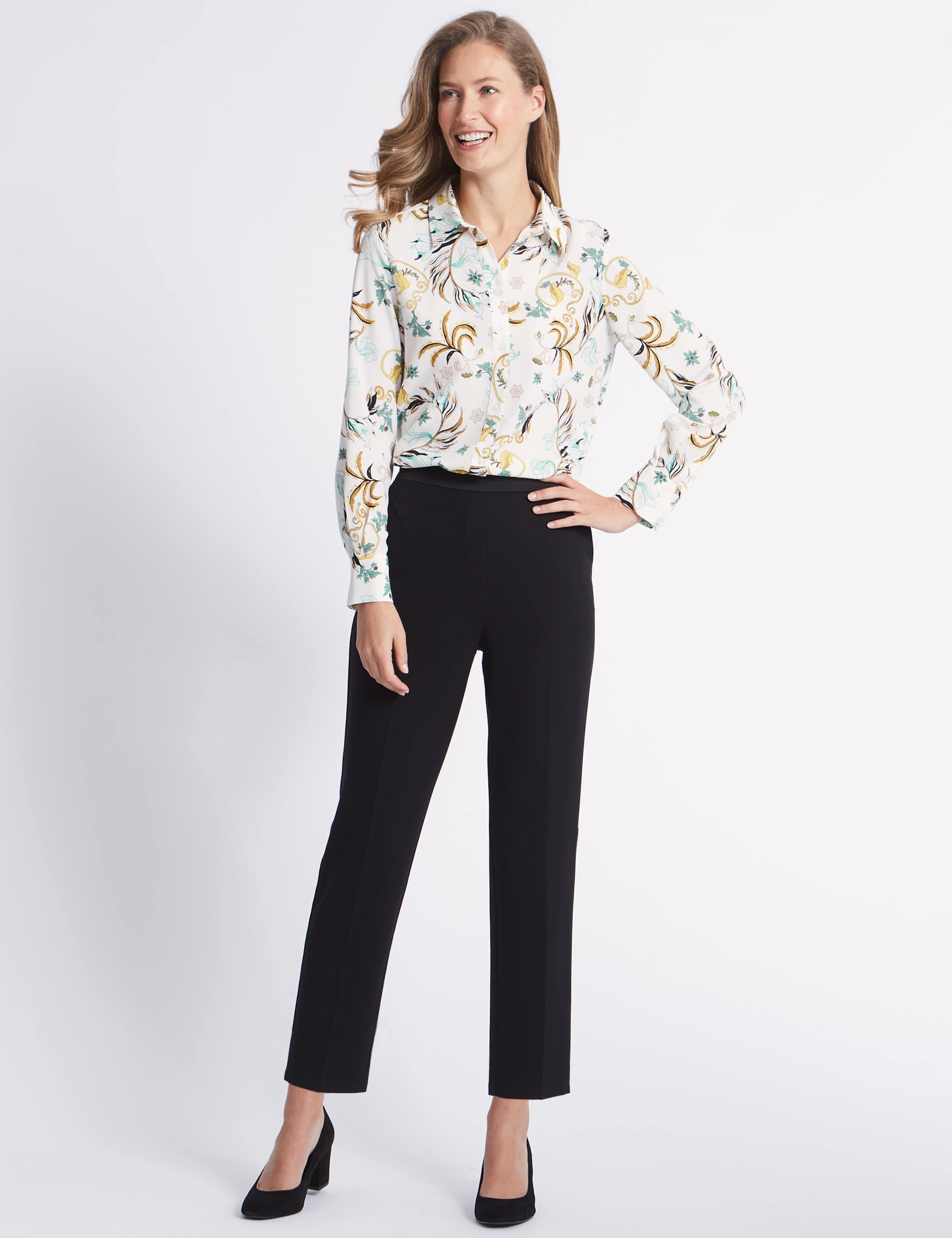 Satin Waist Band Trousers 1 of 6