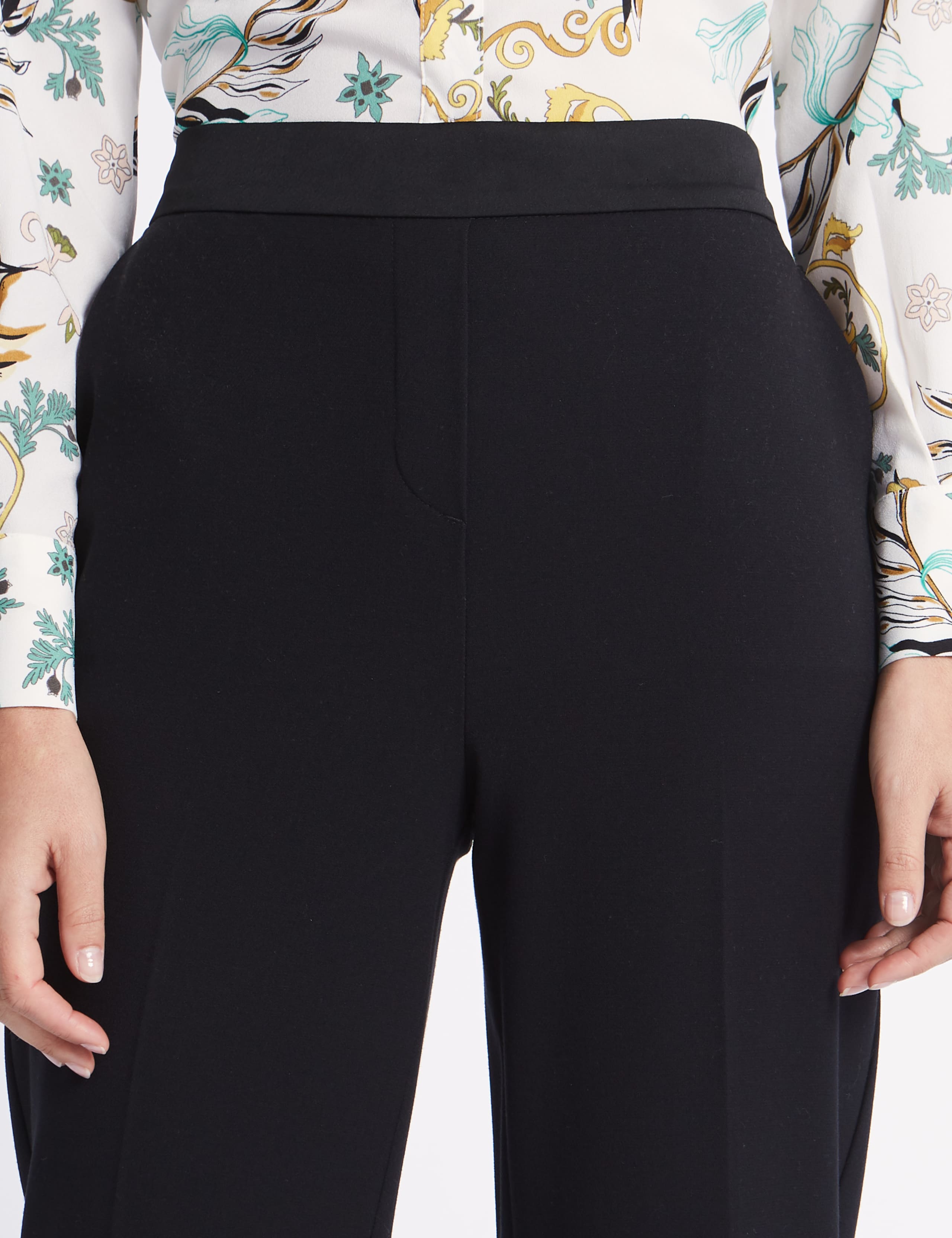 Satin Waist Band Trousers 5 of 6