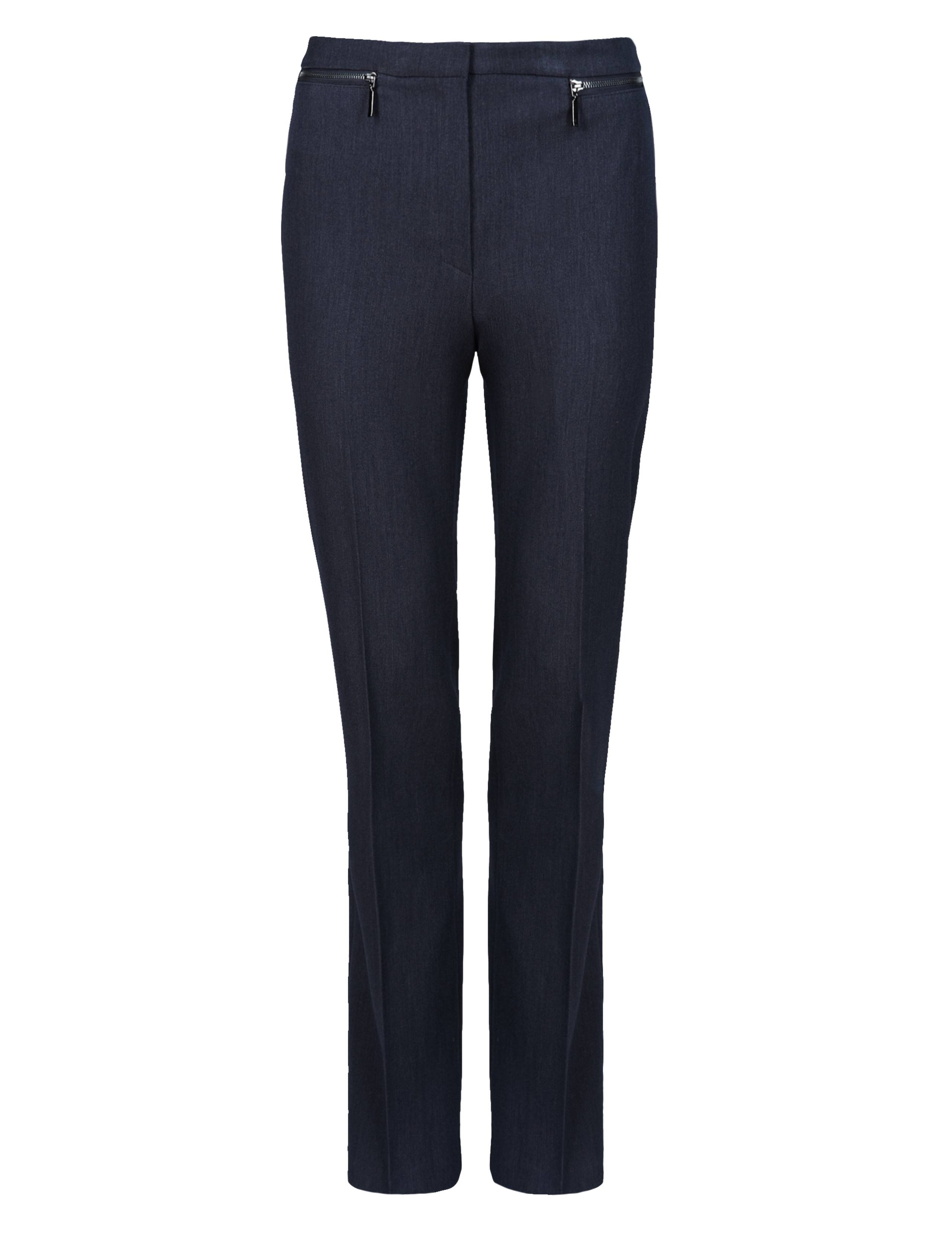 Straight Leg Zipped Trousers 4 of 6