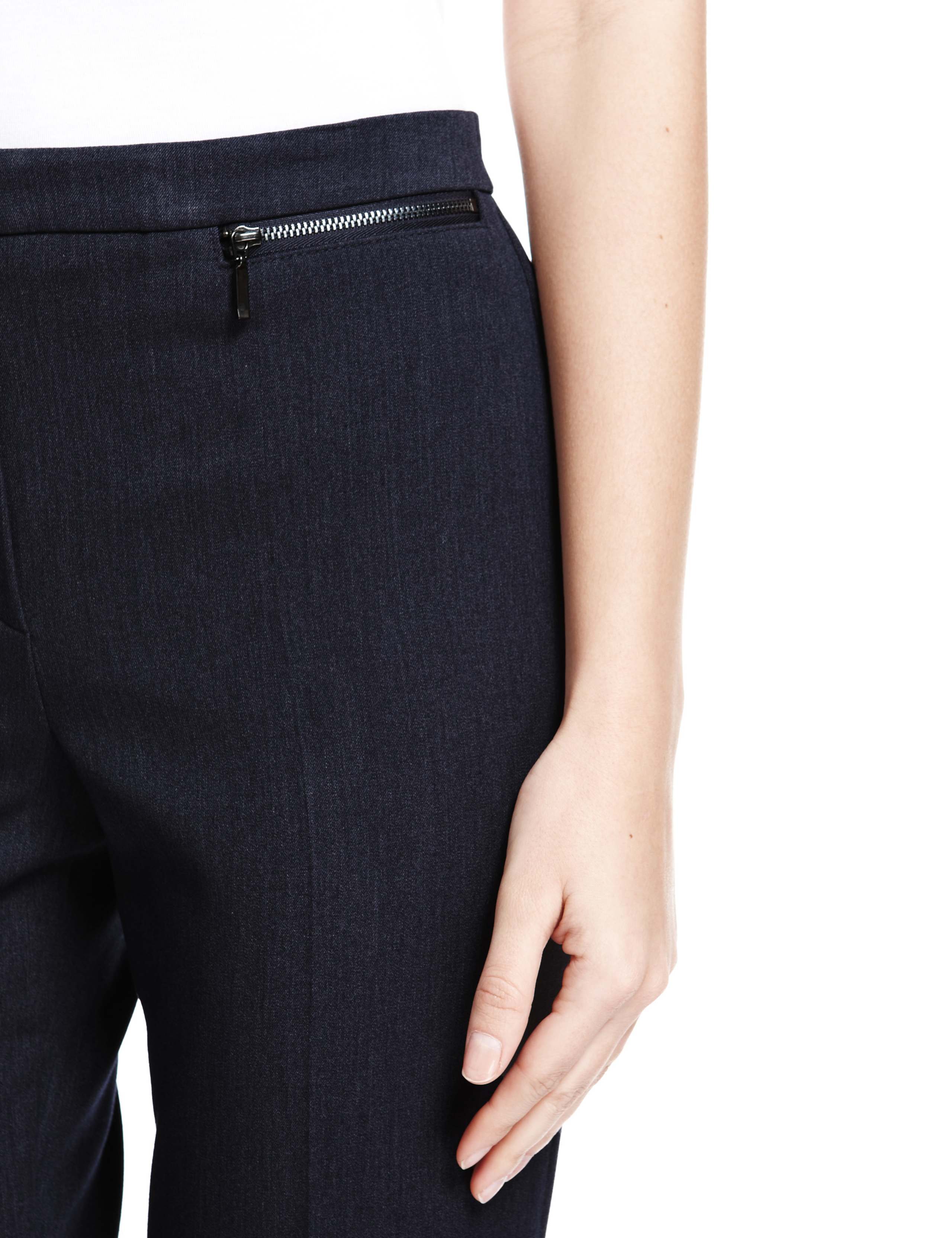 Straight Leg Zipped Trousers 6 of 6