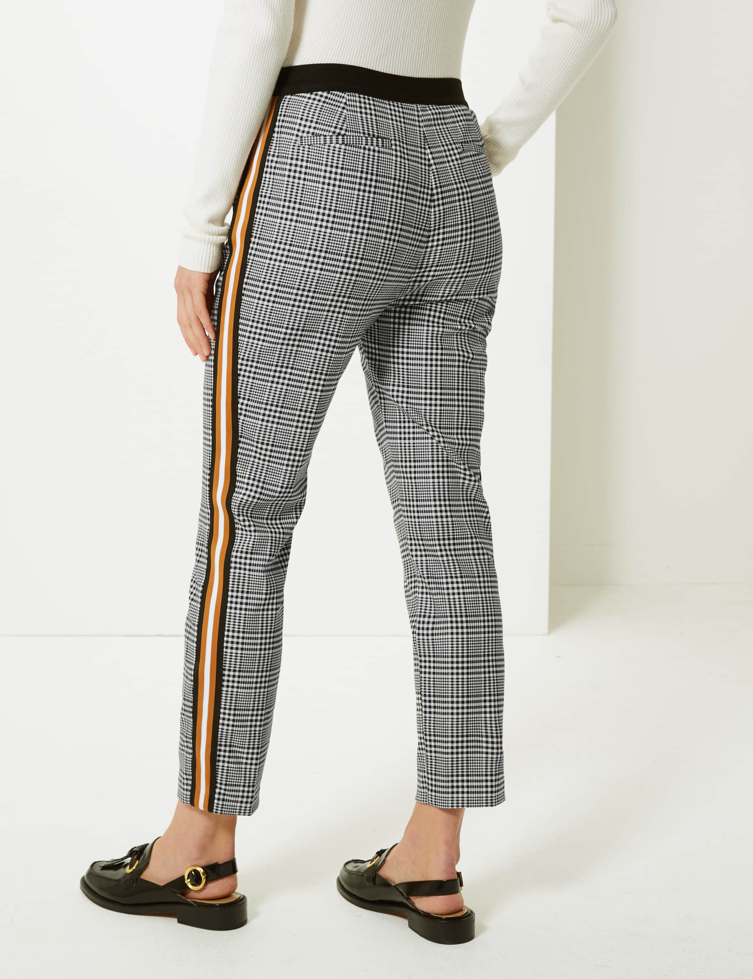 Mia Slim Checked Ankle Grazer Trousers 3 of 5