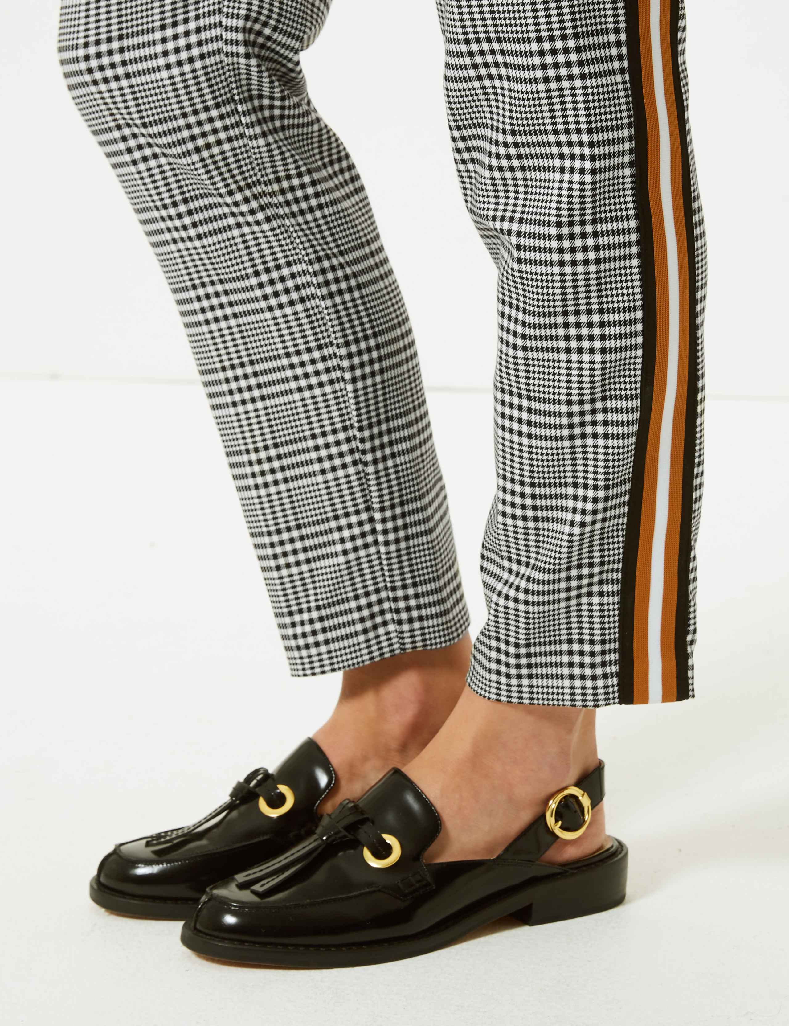Mia Slim Checked Ankle Grazer Trousers 5 of 5