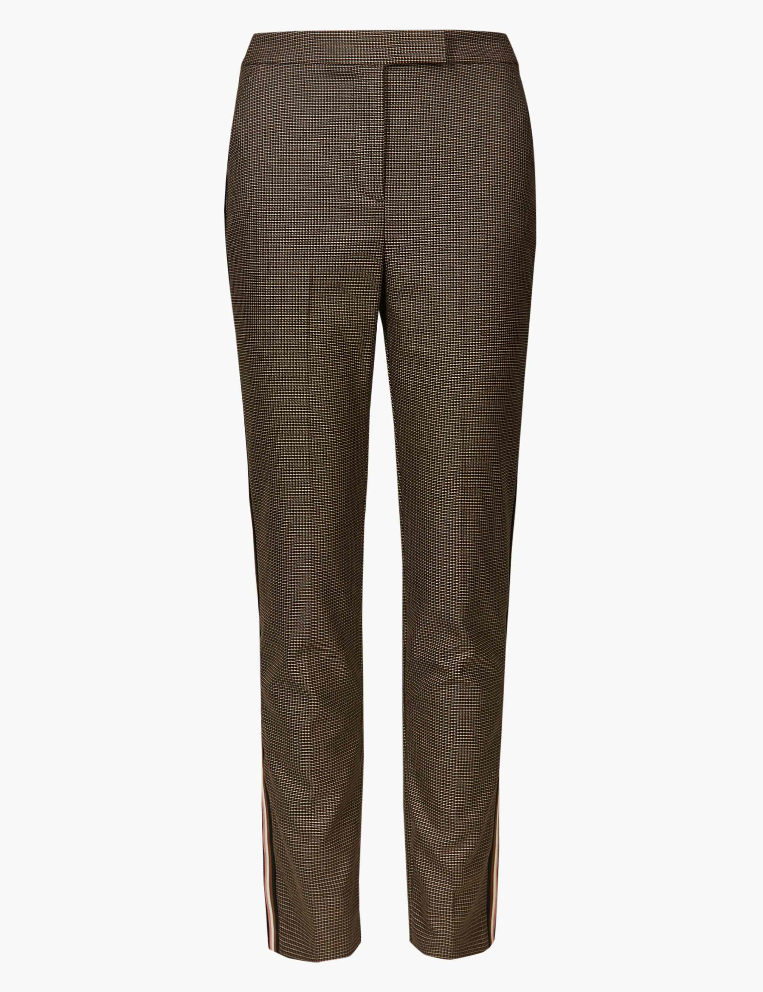Checked Slim Leg Ankle Grazer Trousers 2 of 5
