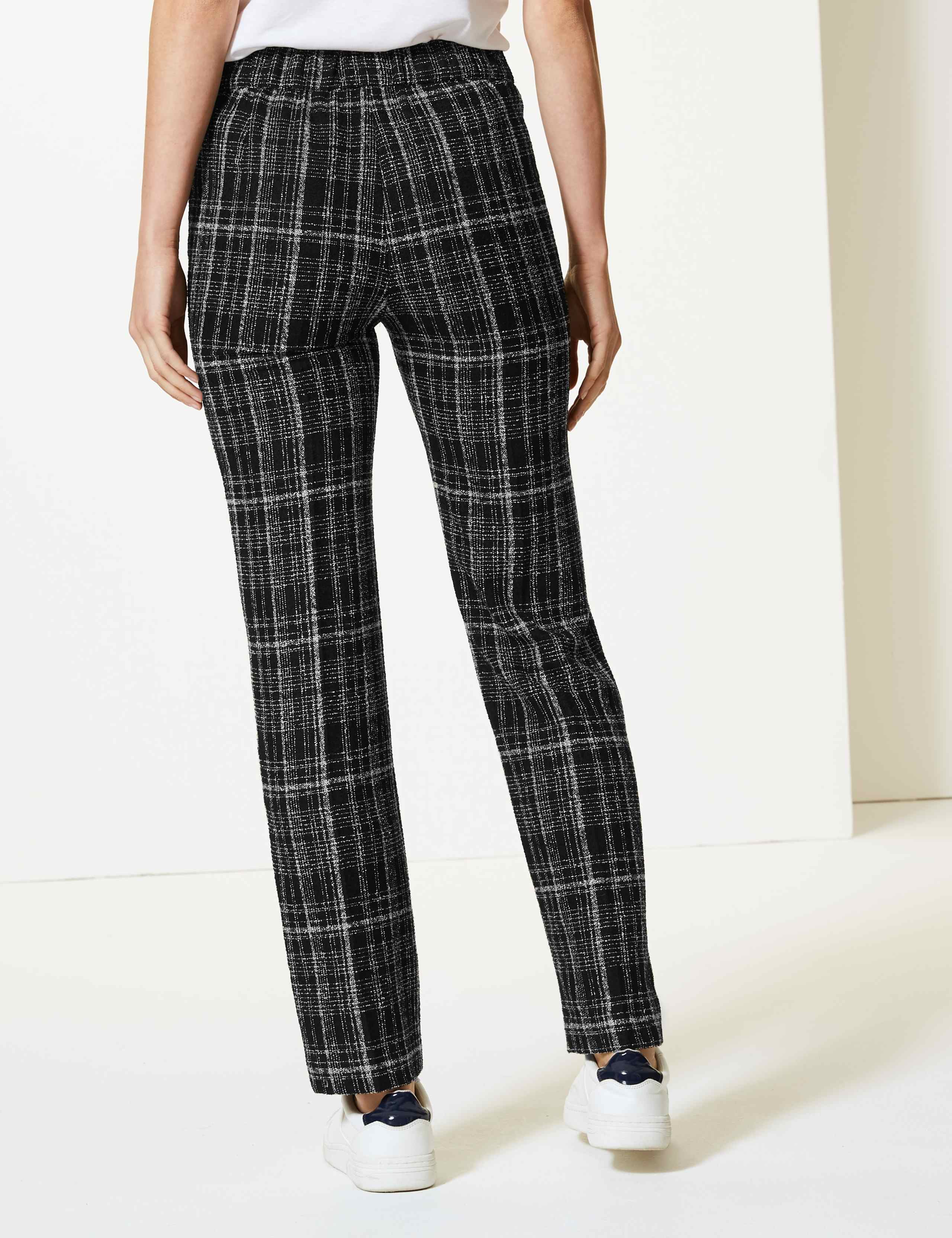 Checked Straight Leg Trousers 3 of 5