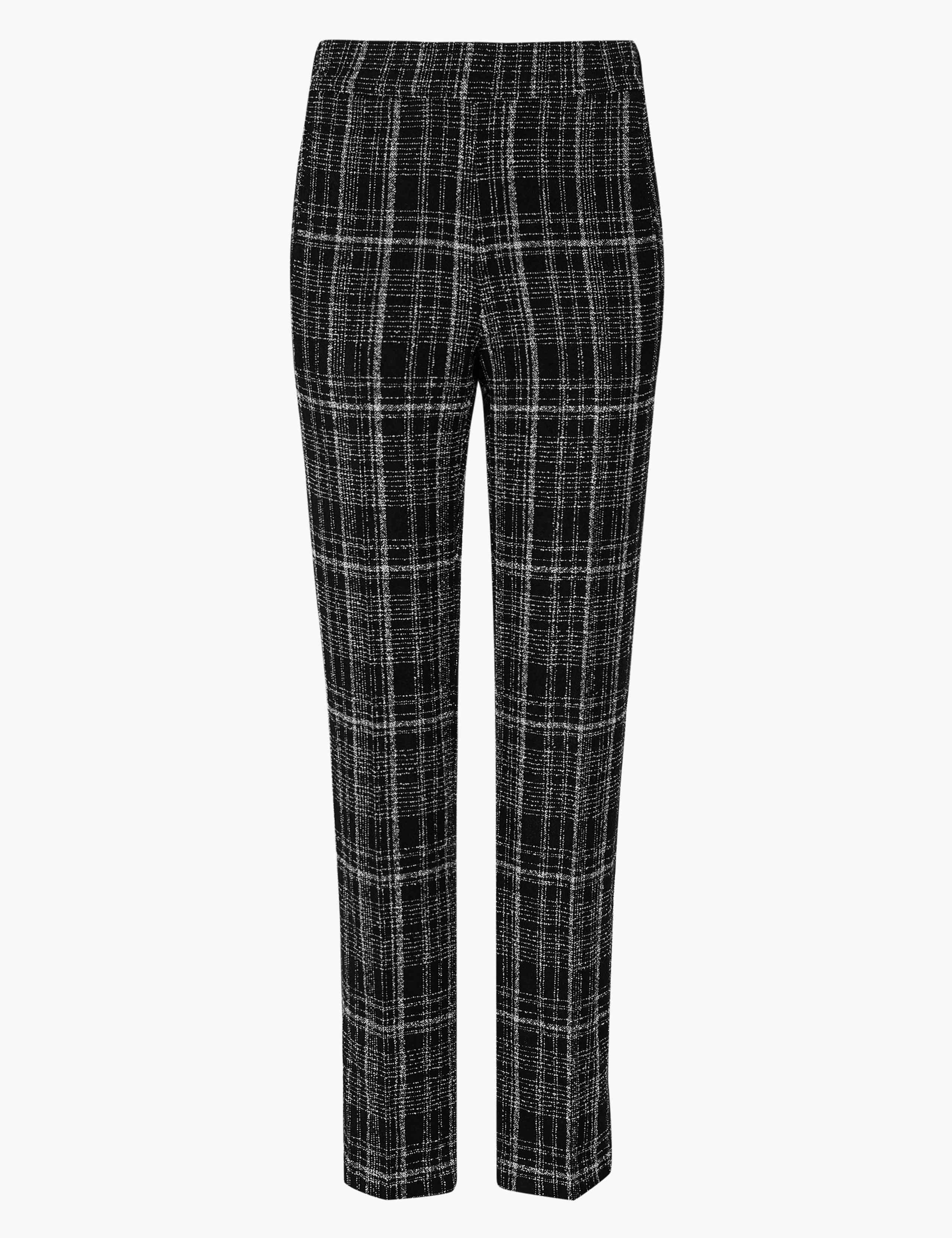 Checked Straight Leg Trousers 2 of 5