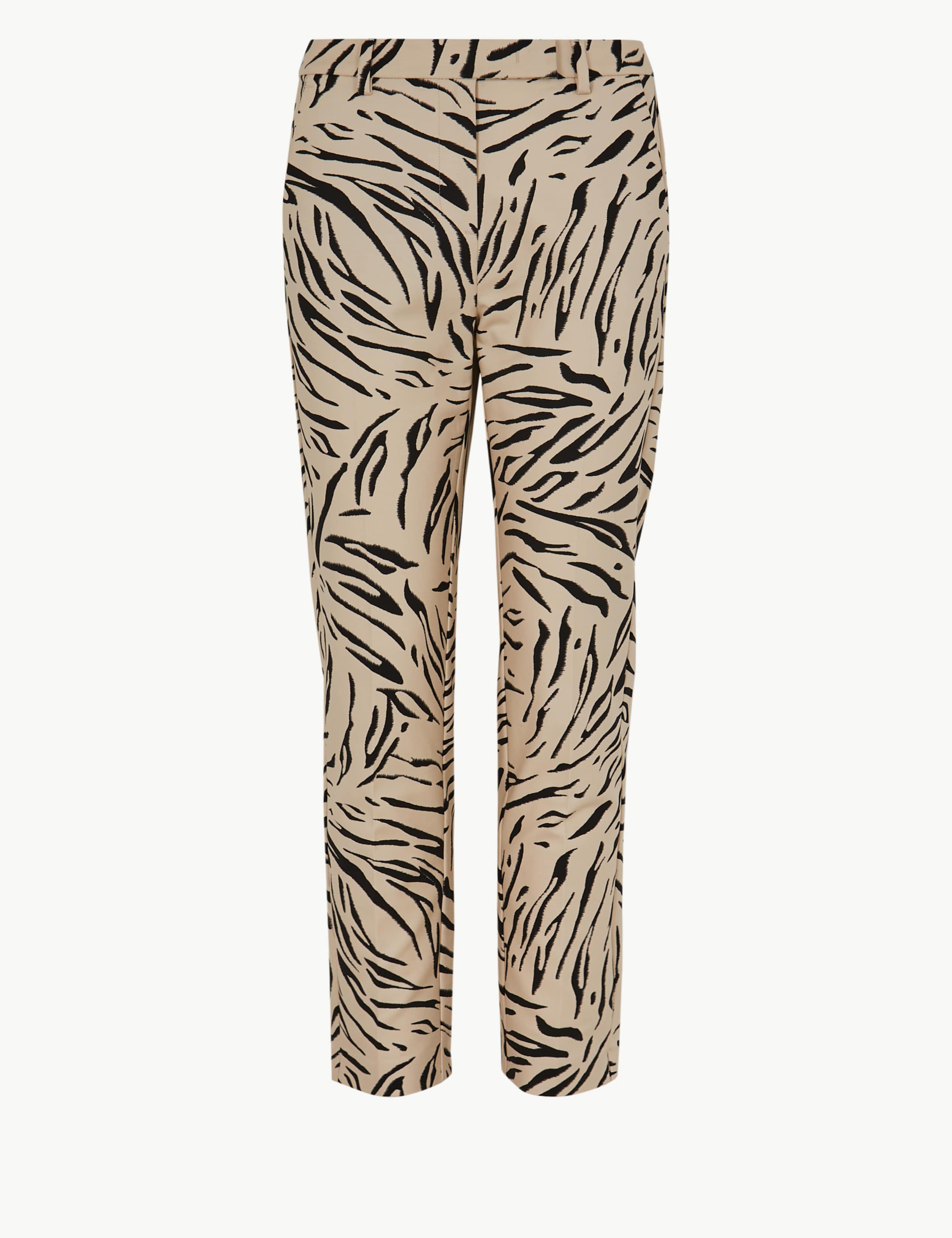Mia Slim Animal Print 7/8th Trousers 2 of 5
