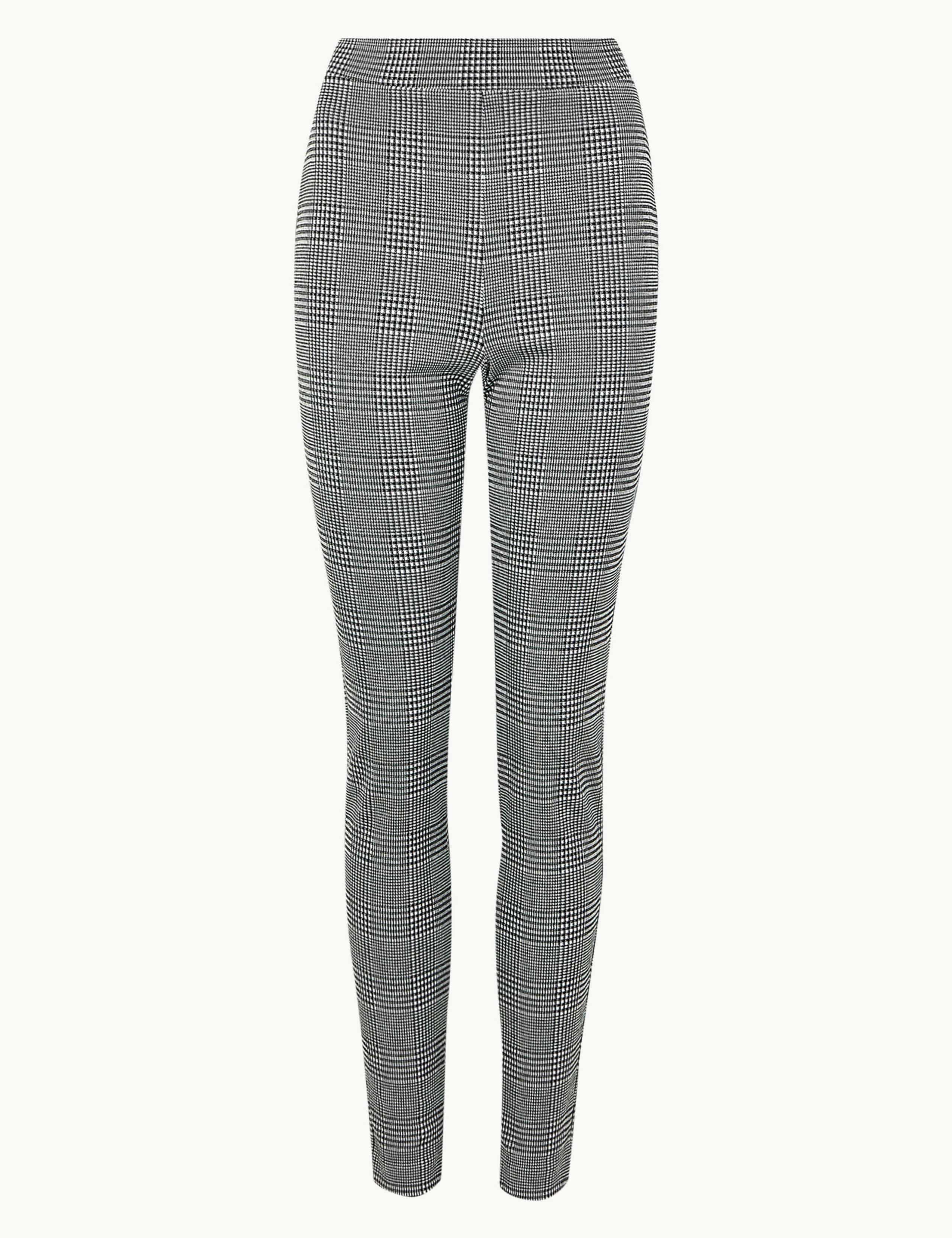 Checked Ankle Grazer Treggings 2 of 5
