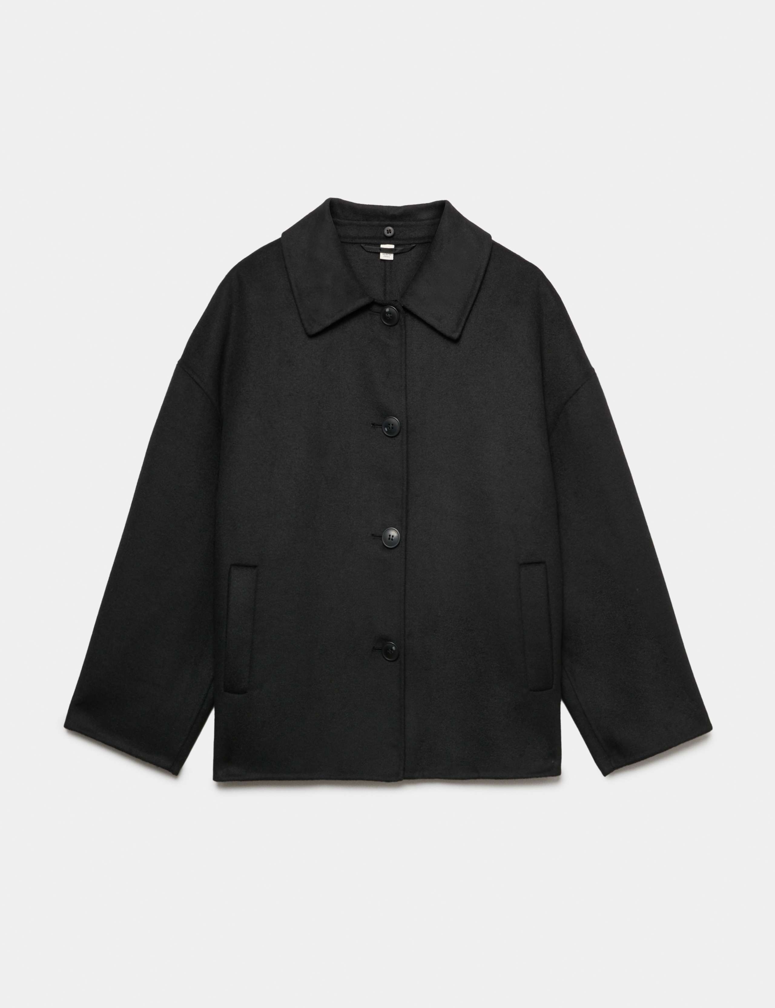 Faux Fur Trim Short Coat 8 of 8