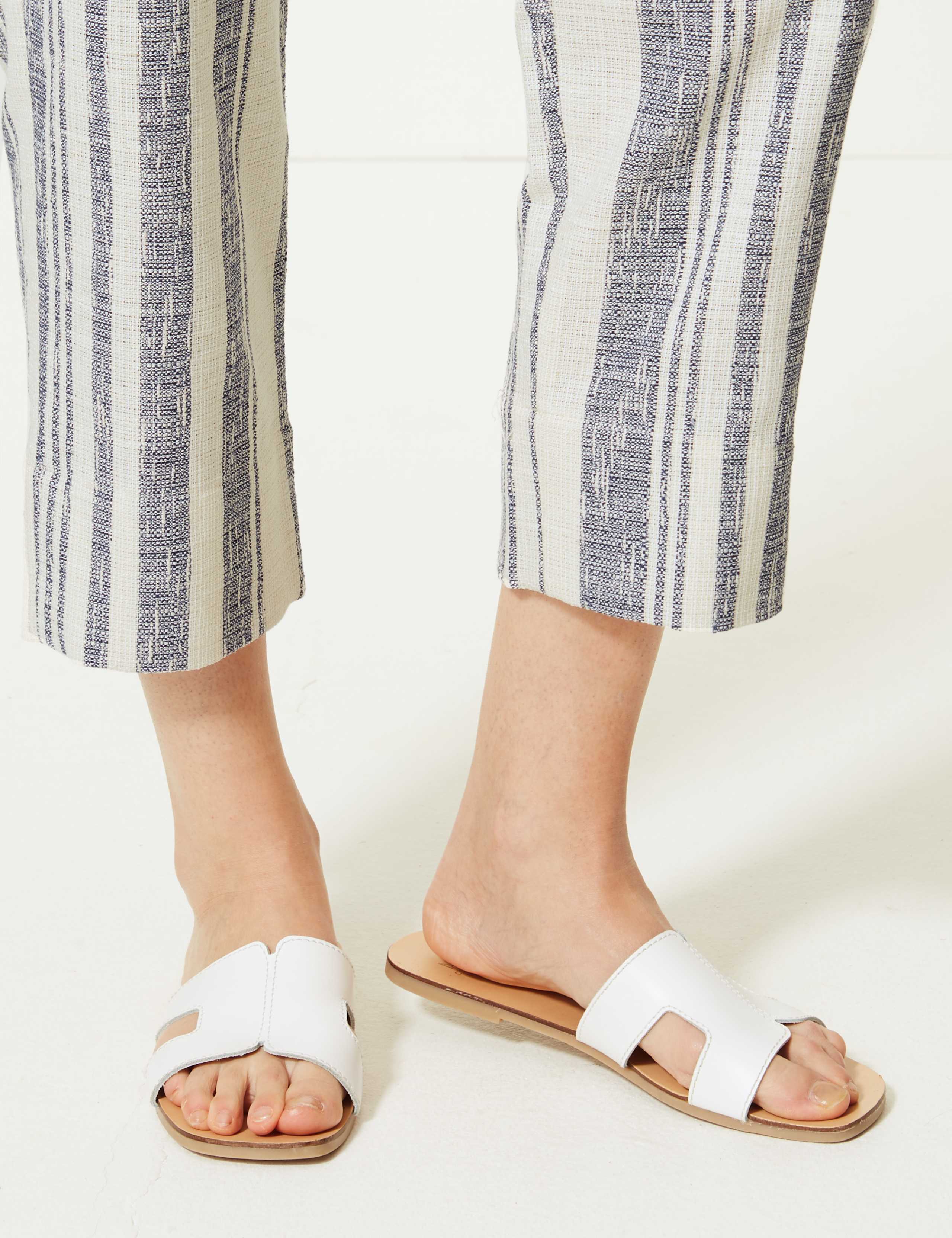 Evie Straight Leg Striped 7/8th Trousers 5 of 5
