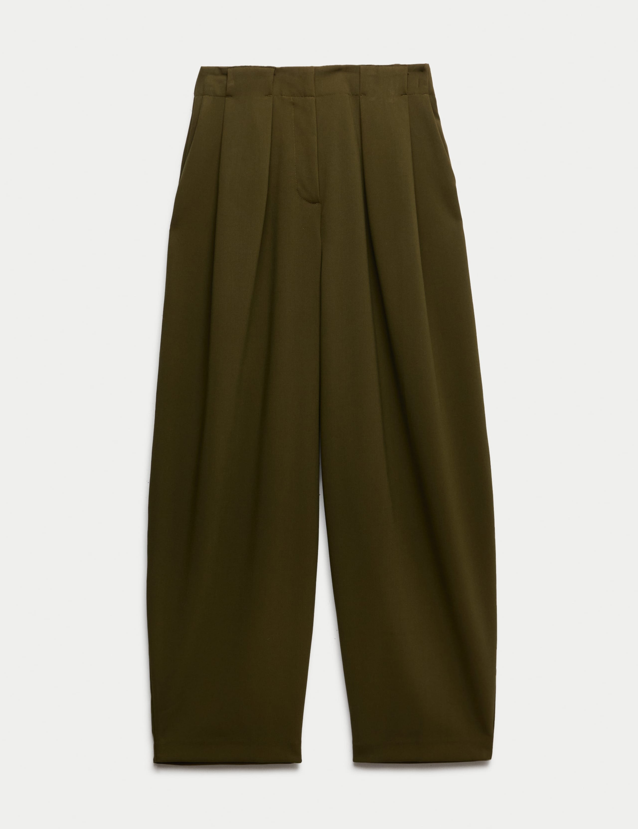 Horseshoe Pleat Front Tapered Trousers 1 of 1
