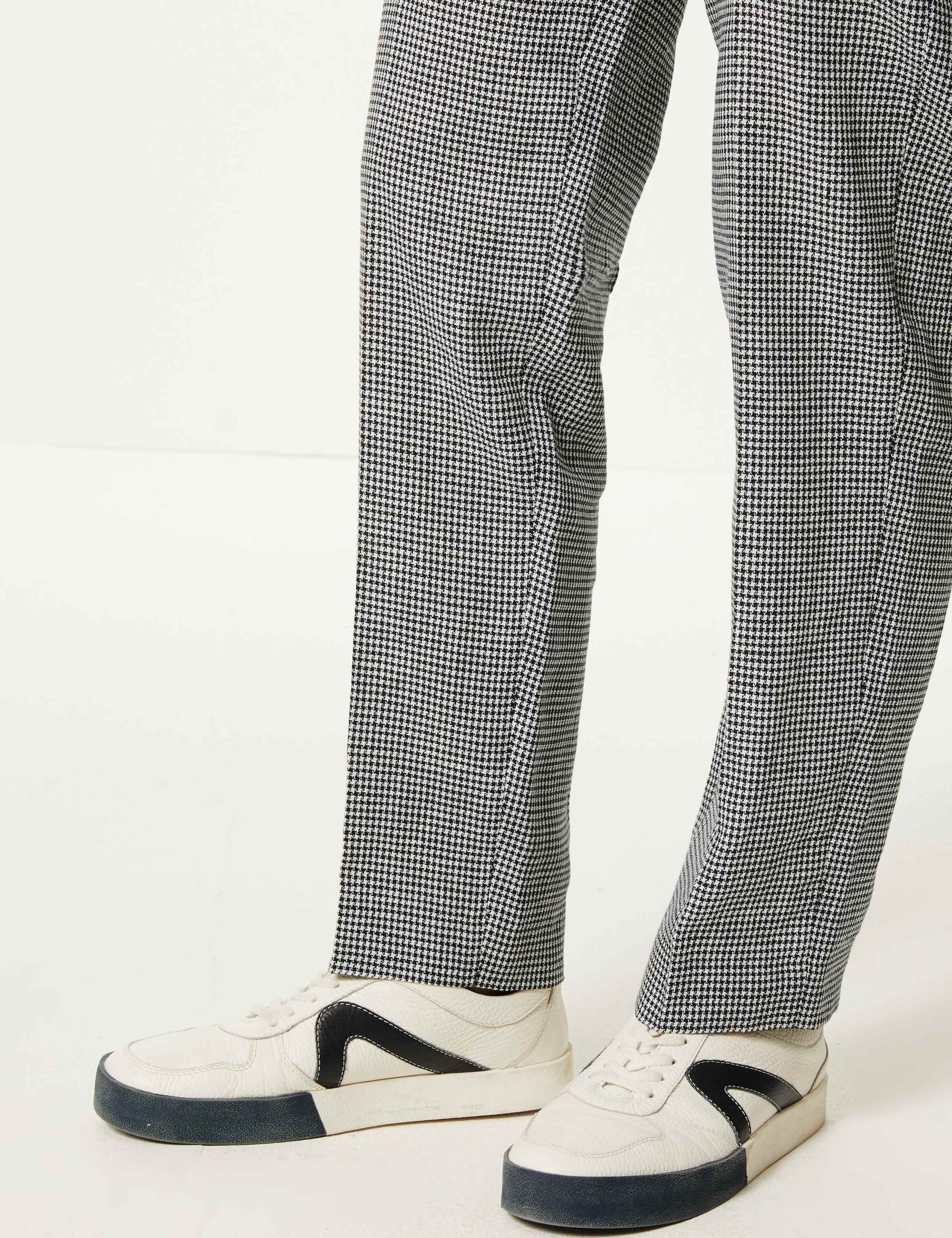 Freya Relaxed Checked Straight Leg Trousers 5 of 5