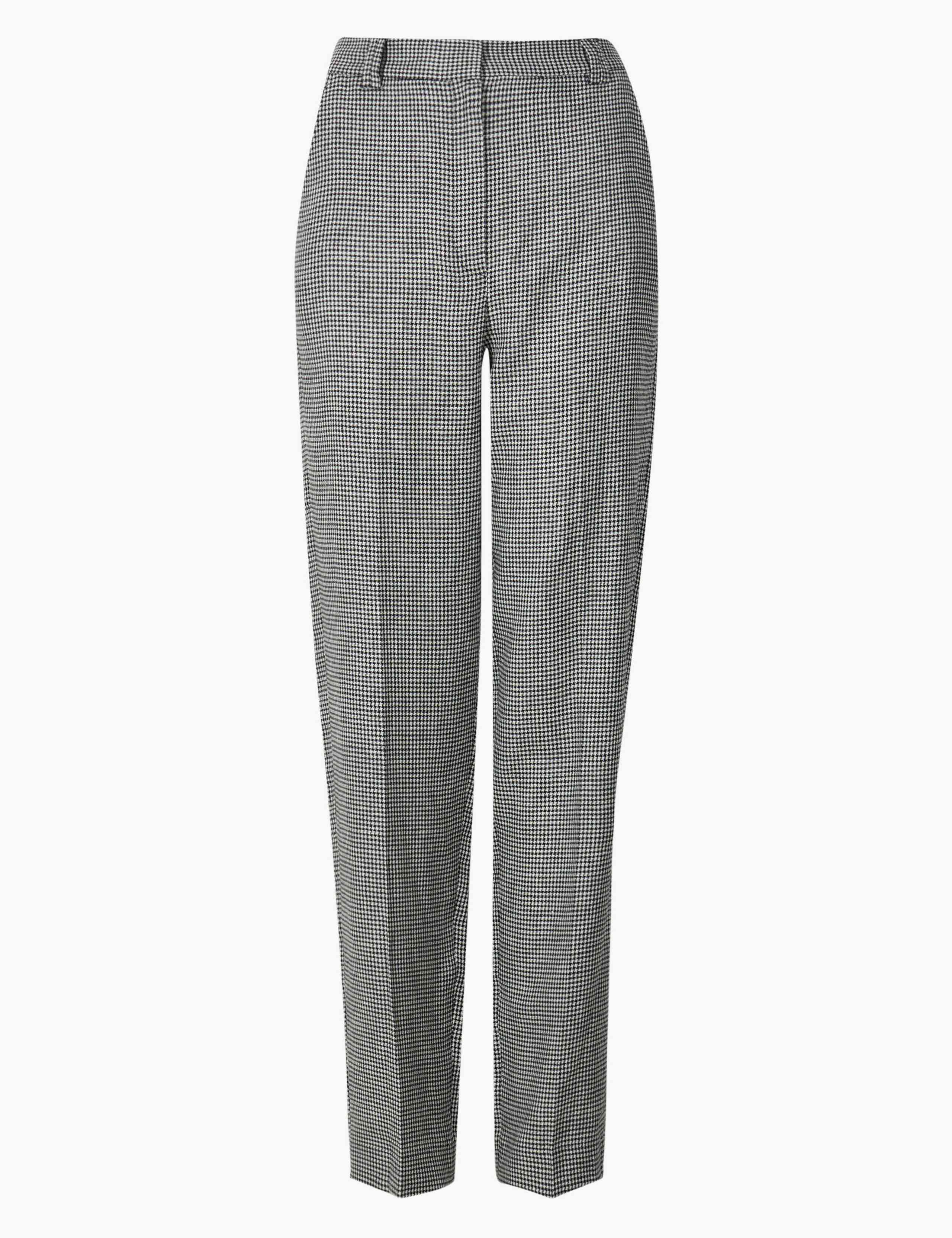 Freya Relaxed Checked Straight Leg Trousers 2 of 5