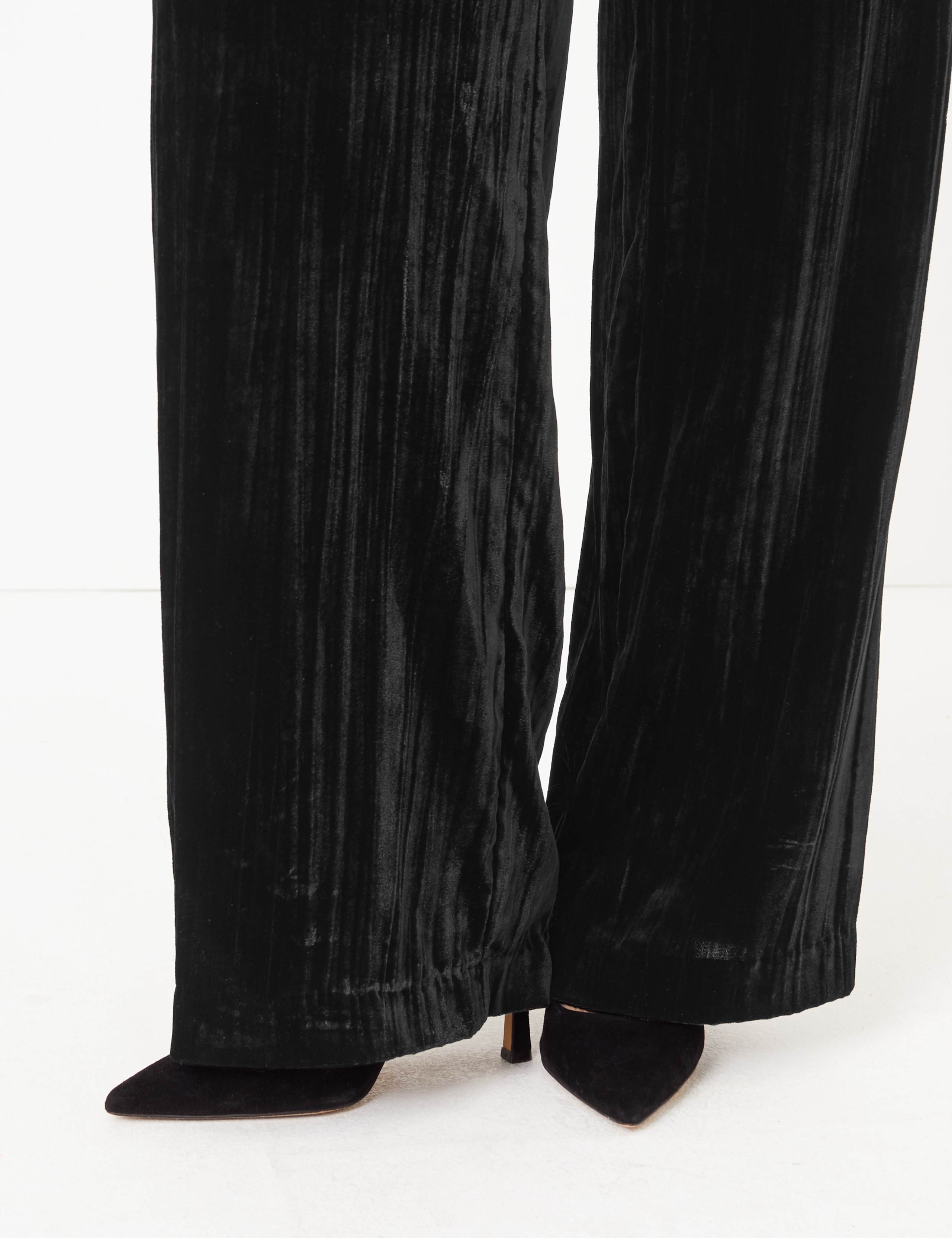 Velvet Wide Leg Trousers 4 of 5
