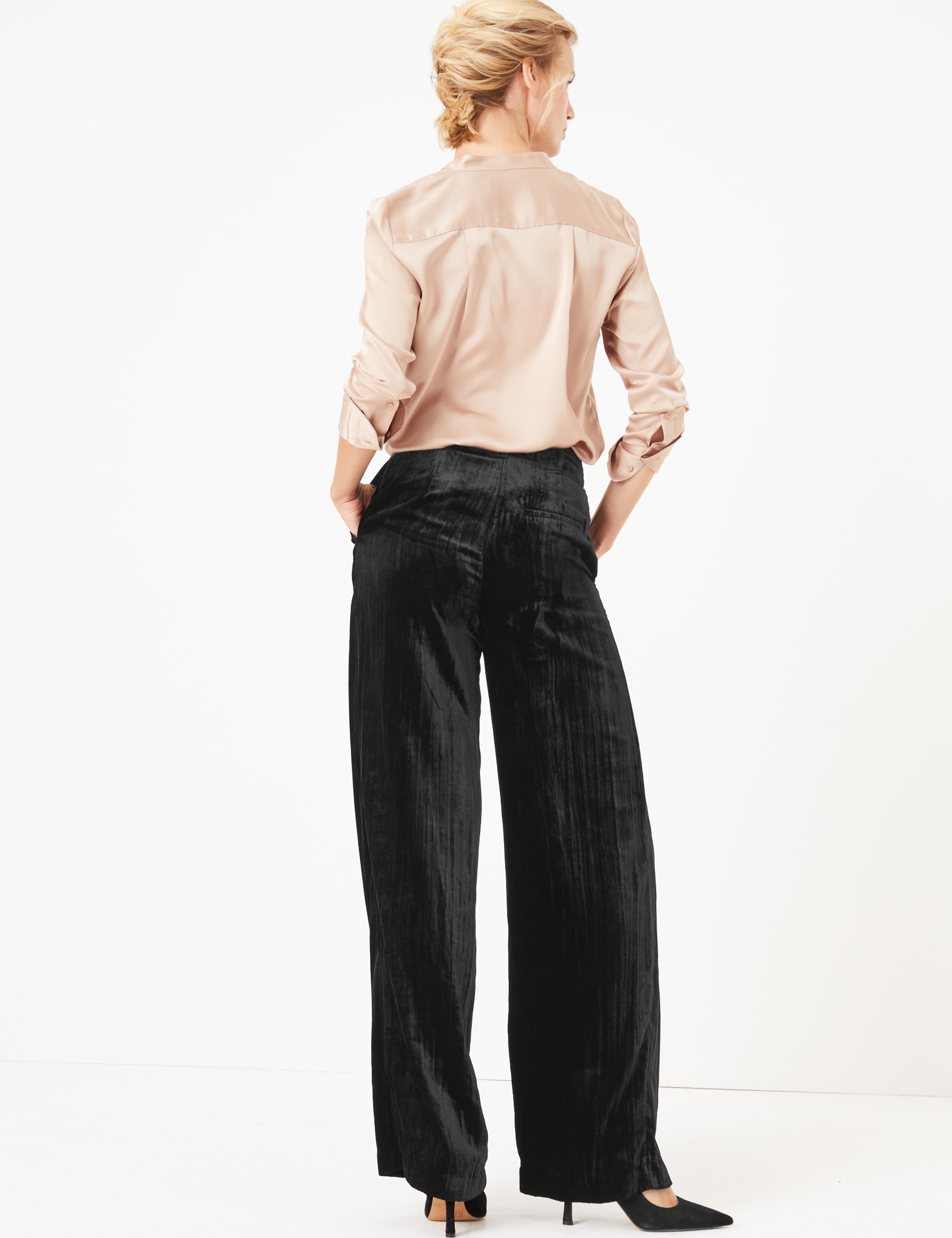 Velvet Wide Leg Trousers 5 of 5