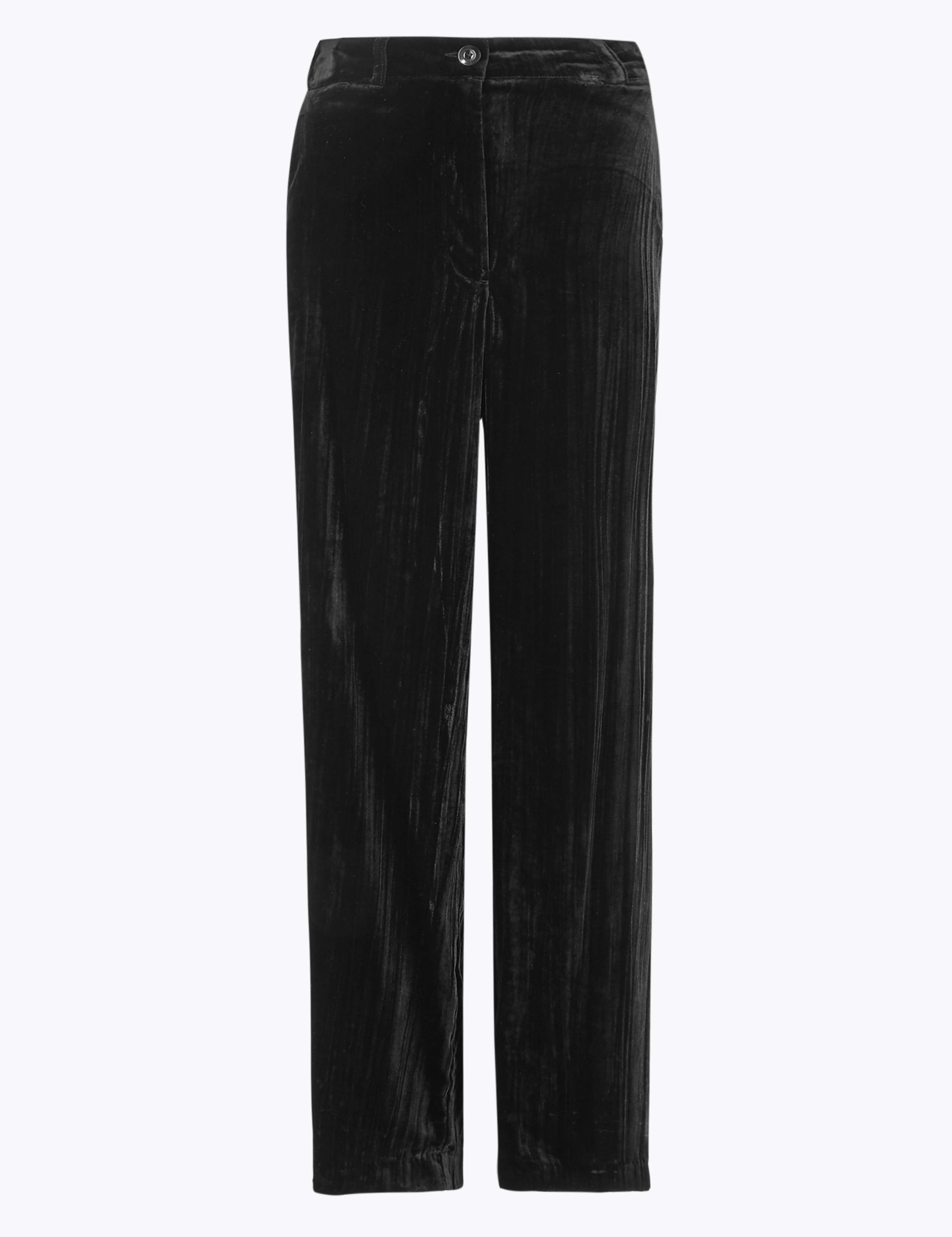 Velvet Wide Leg Trousers 2 of 5