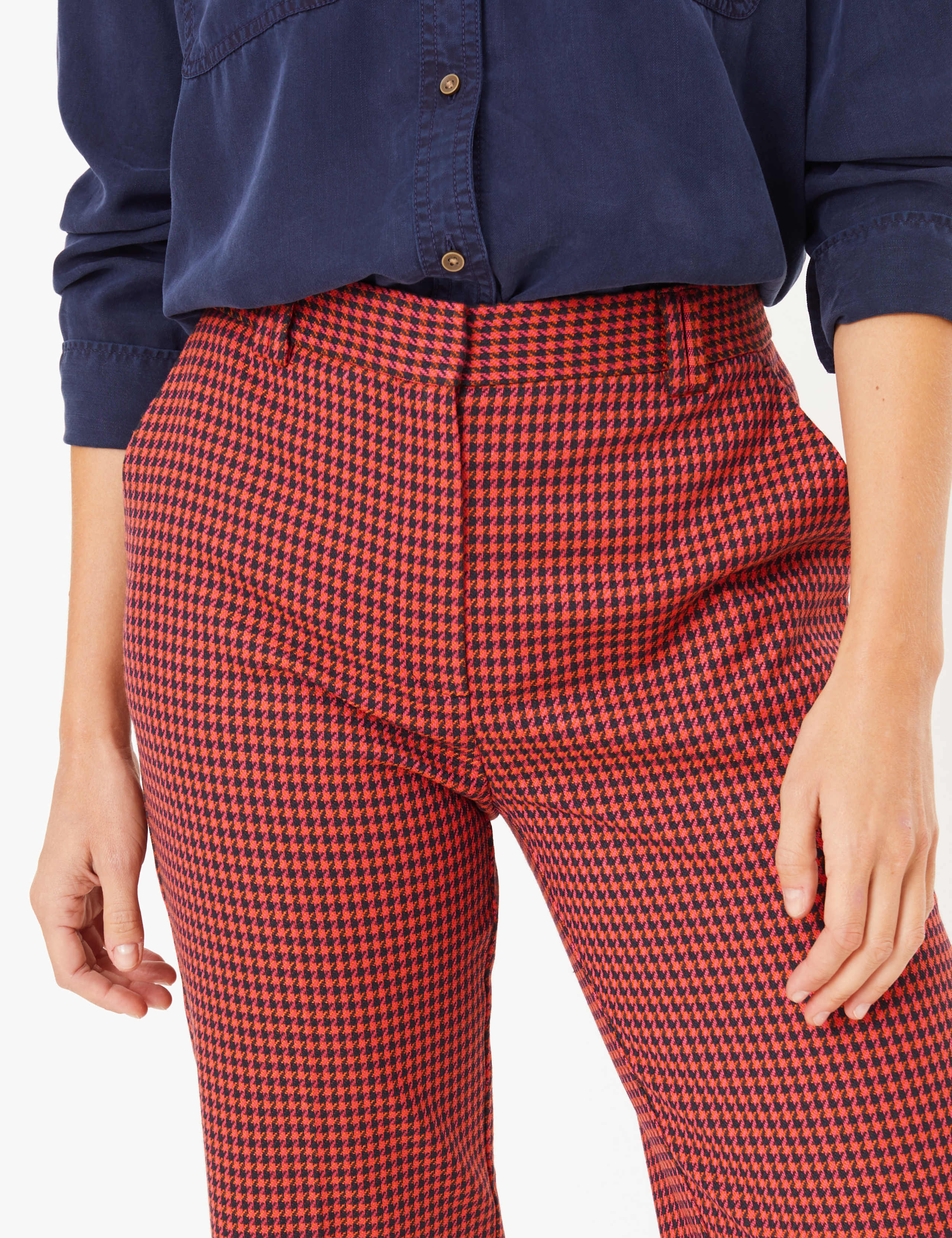 Freya Dogtooth Straight Fit Trousers 4 of 5