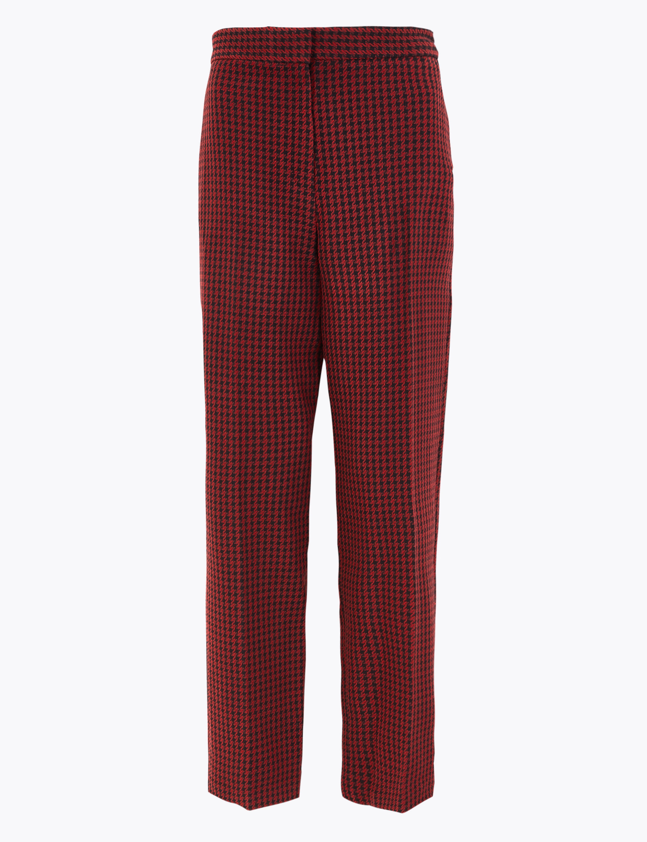 Dogtooth Straight Leg 7/8th Trousers 2 of 5