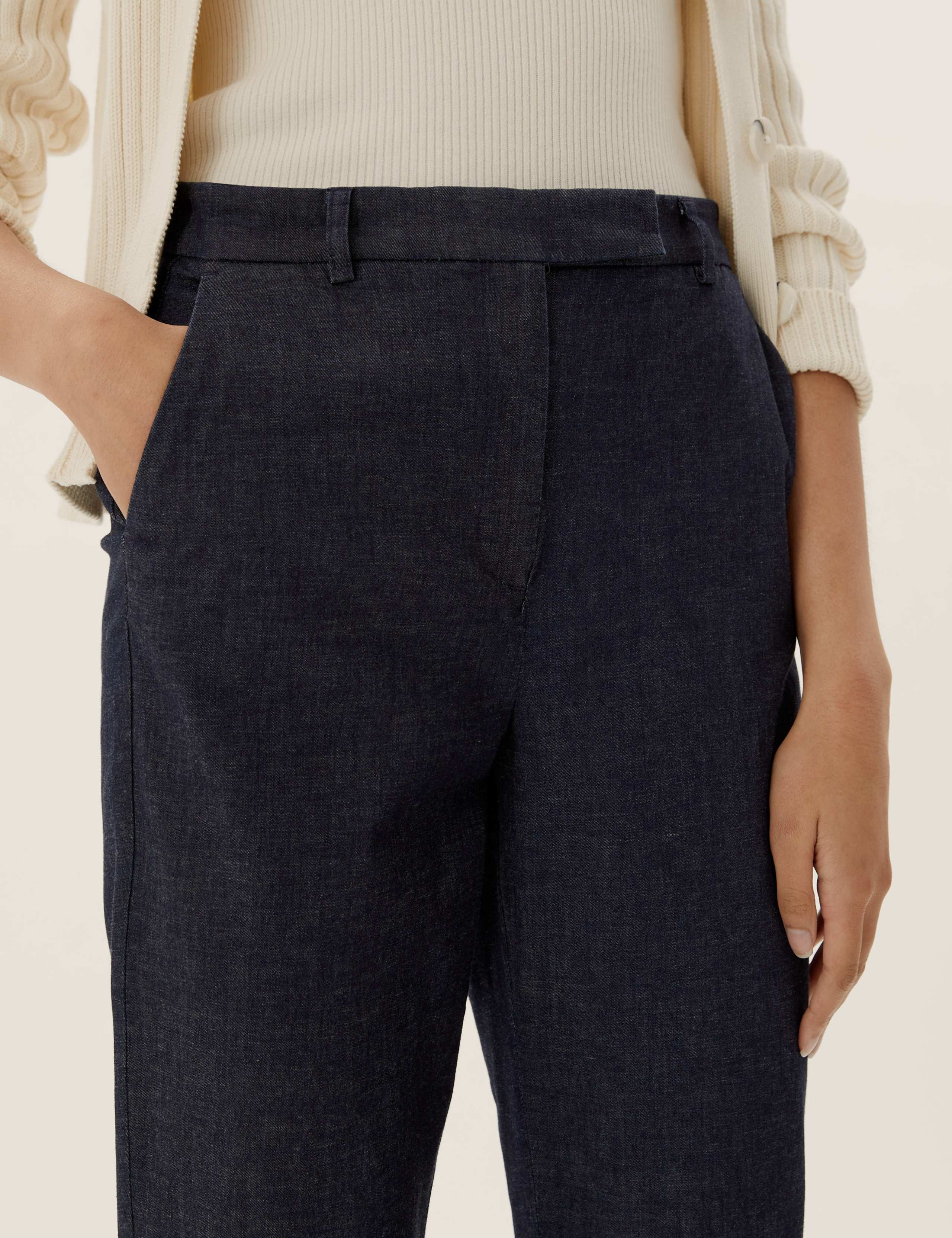 Denim Slim Fit Ankle Grazer Trousers 6 of 6