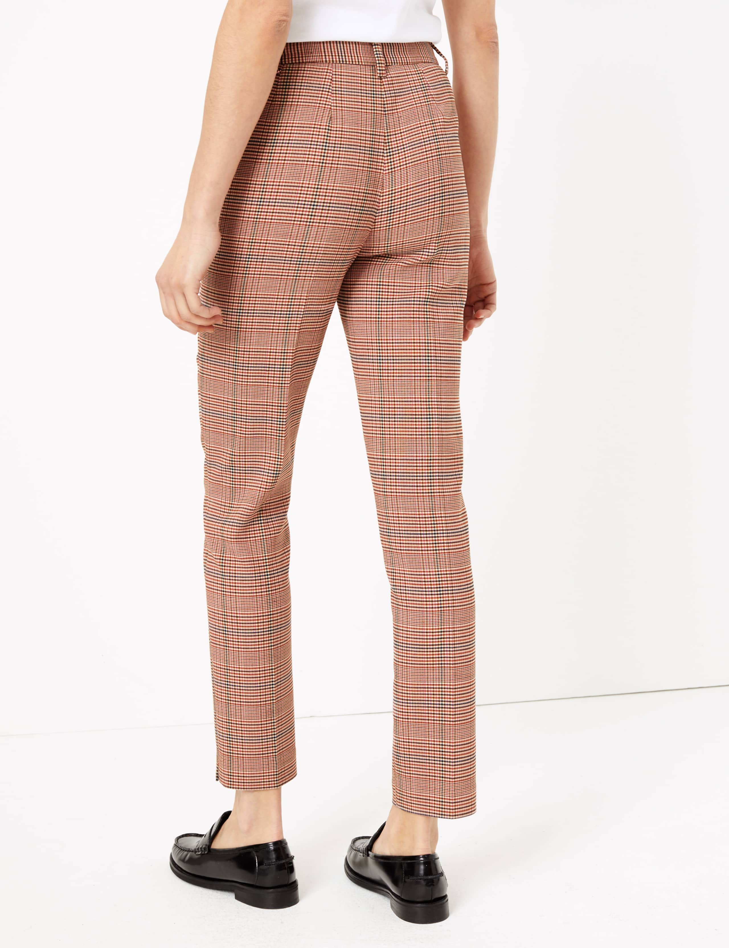 Mia Slim Checked Ankle Grazer Trousers 3 of 6