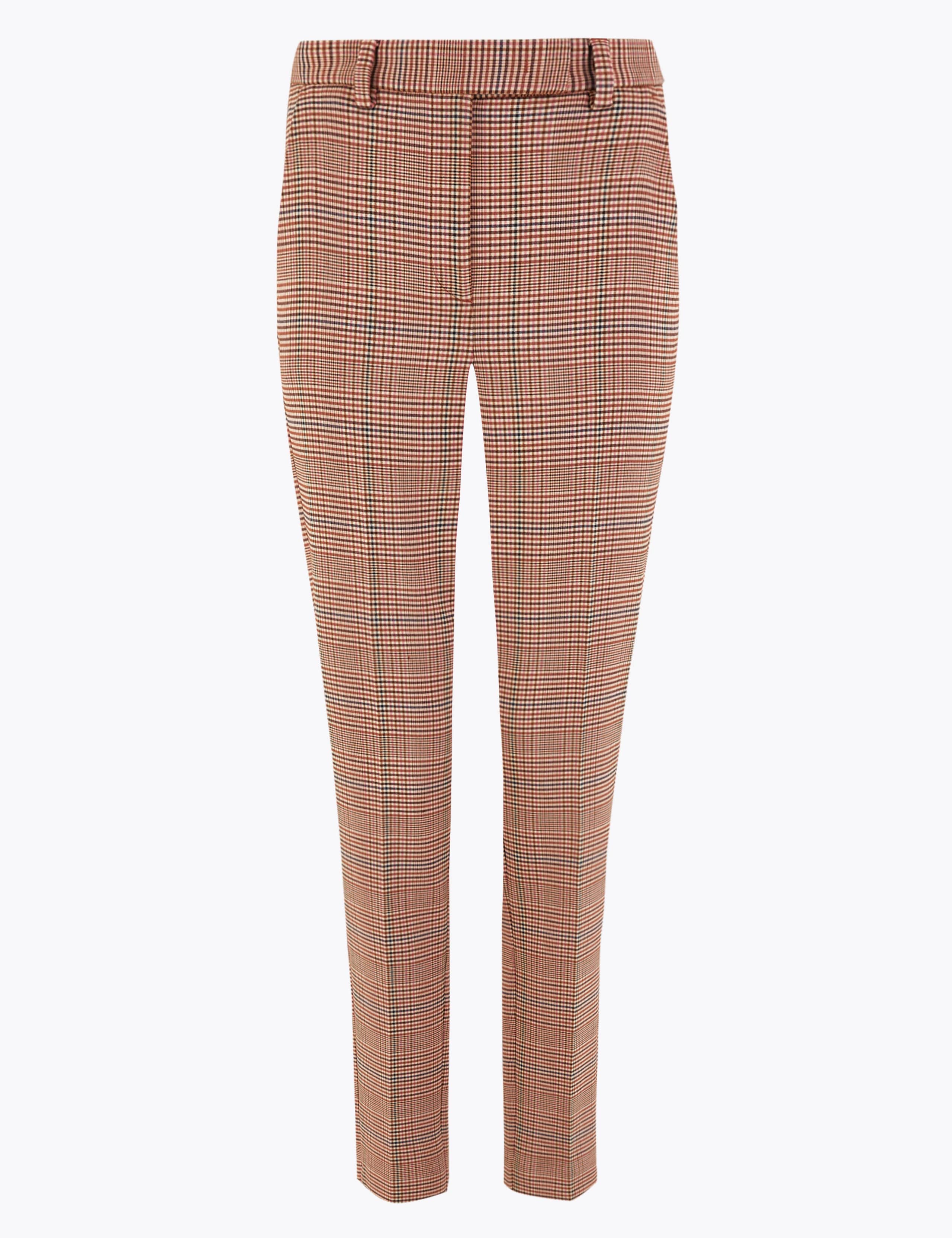 Mia Slim Checked Ankle Grazer Trousers 2 of 6