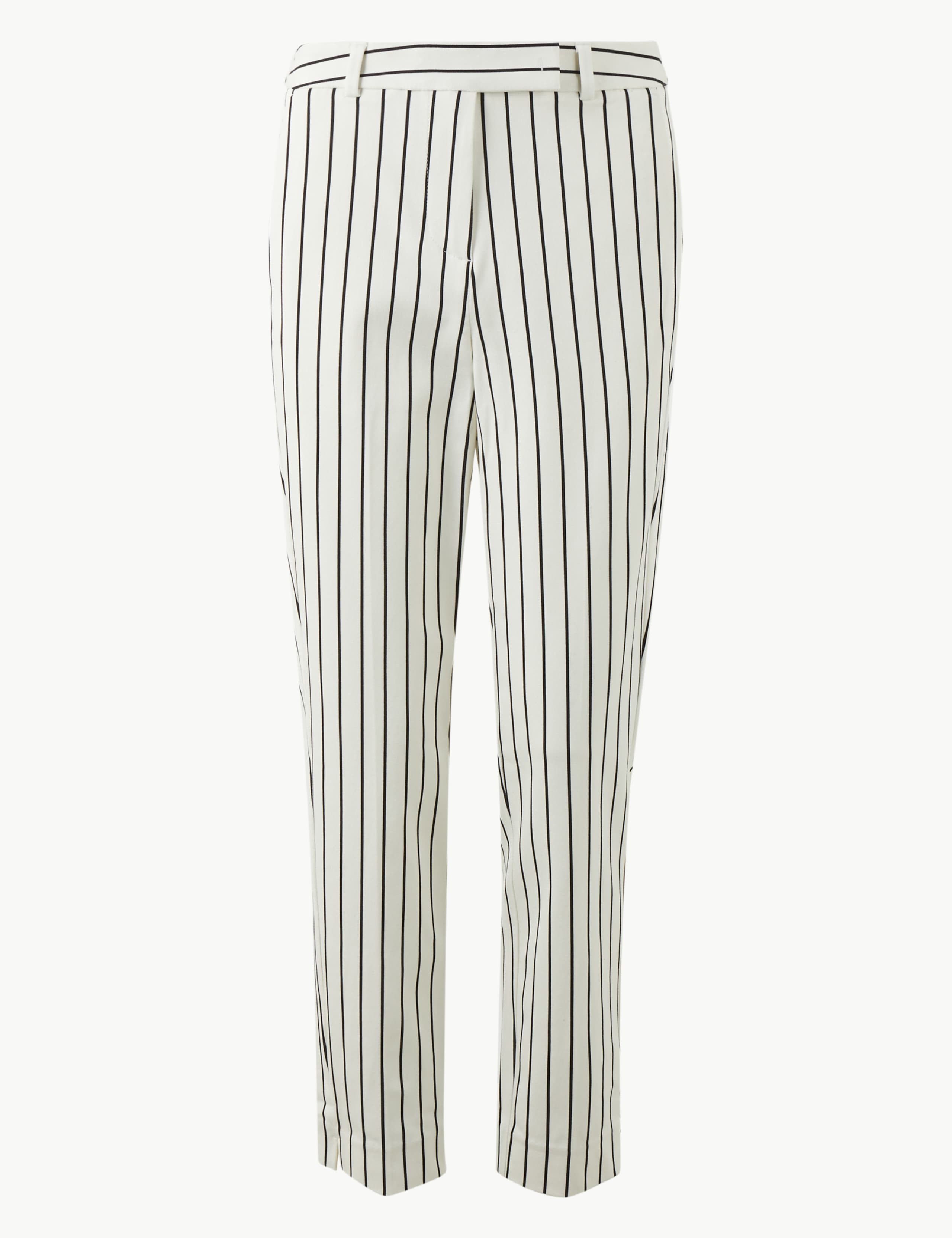 Mia Slim Striped Ankle Grazer Trousers 2 of 5