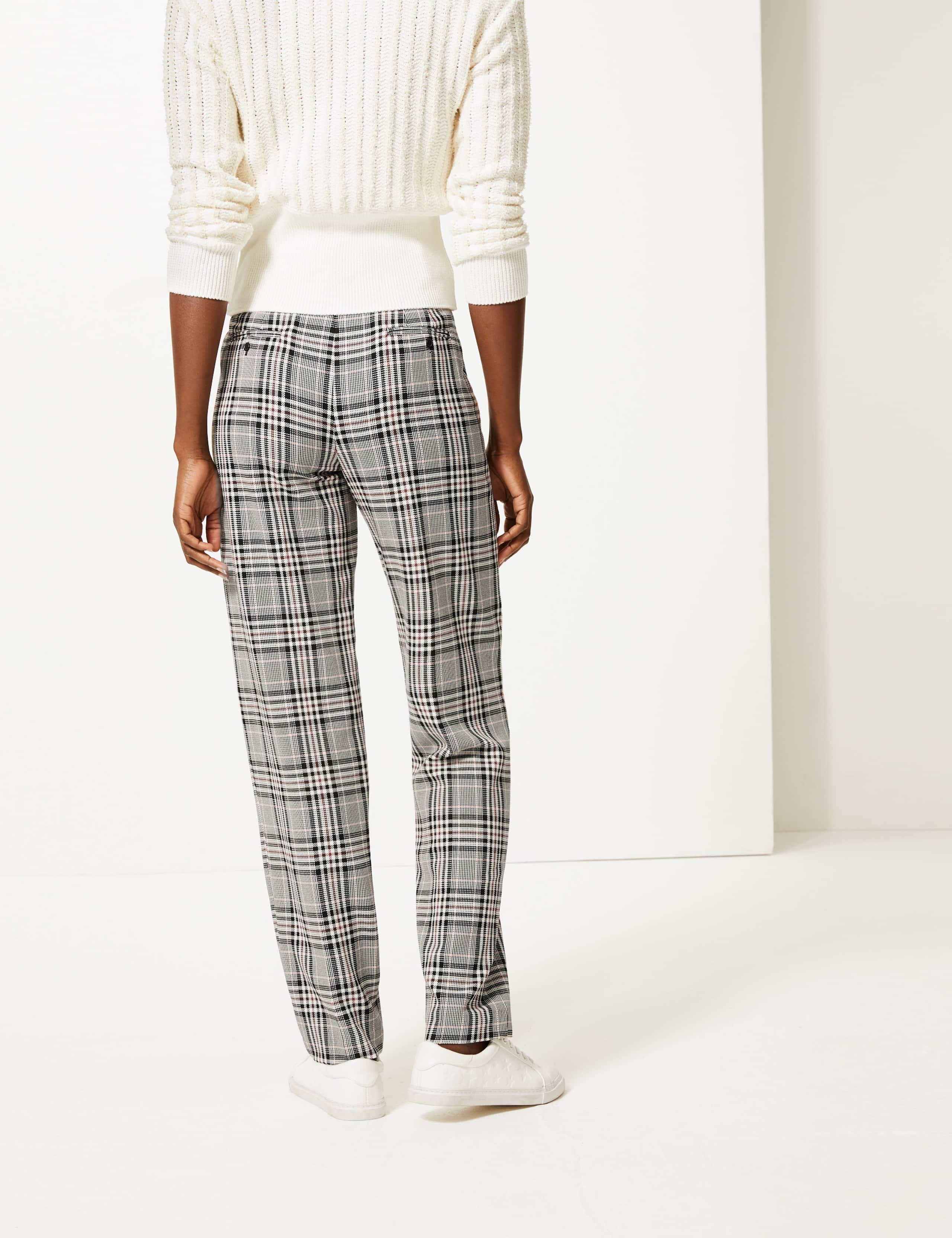 Freya Checked Relaxed Straight Trousers 3 of 5