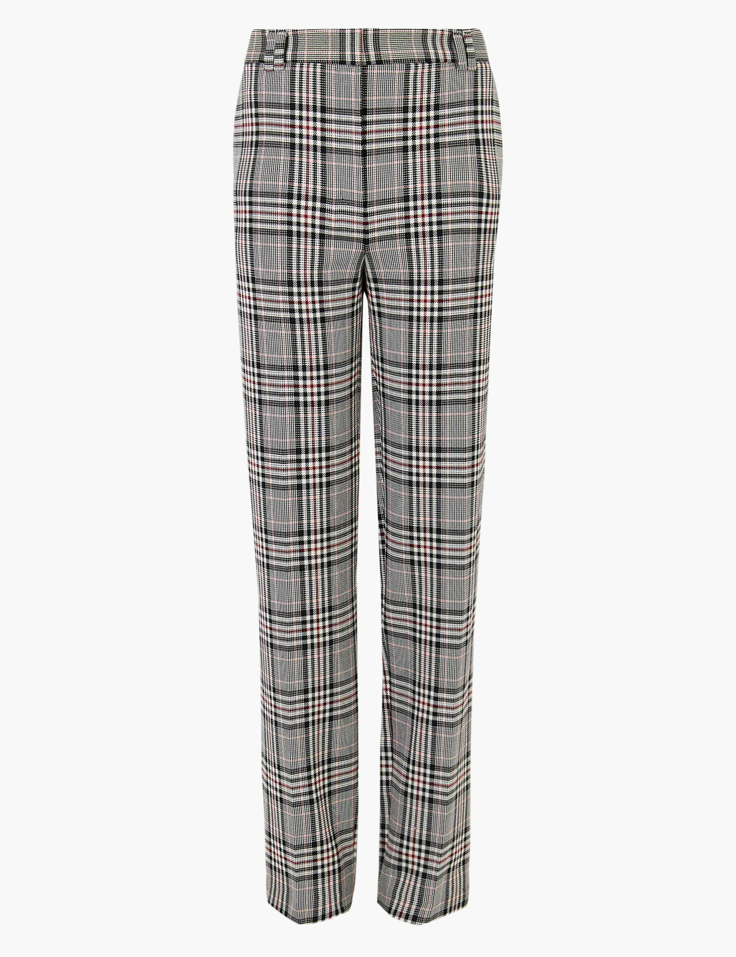 Freya Checked Relaxed Straight Trousers 2 of 5