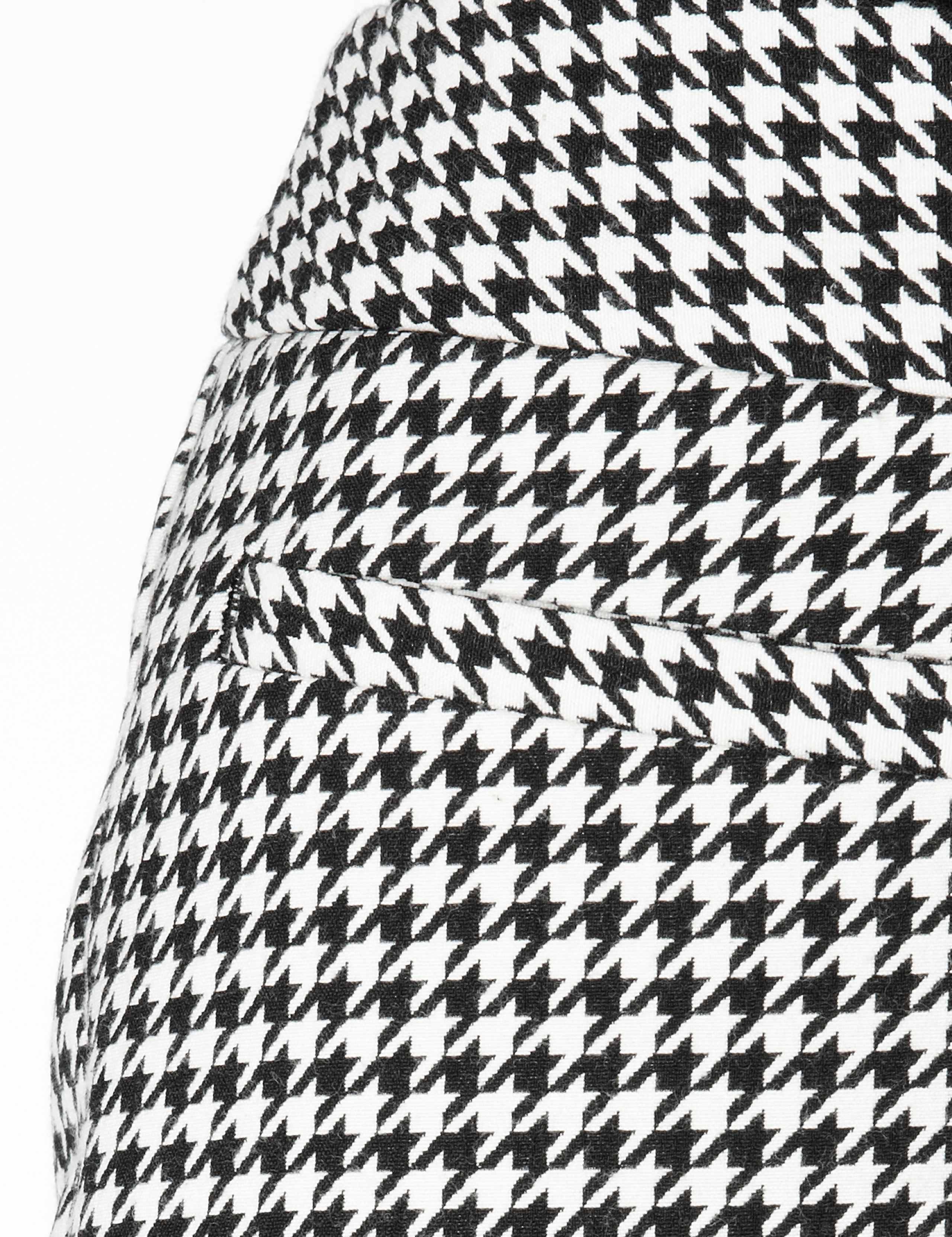 Dogtooth Print 7/8 Modern Slim Leg Trousers 6 of 6