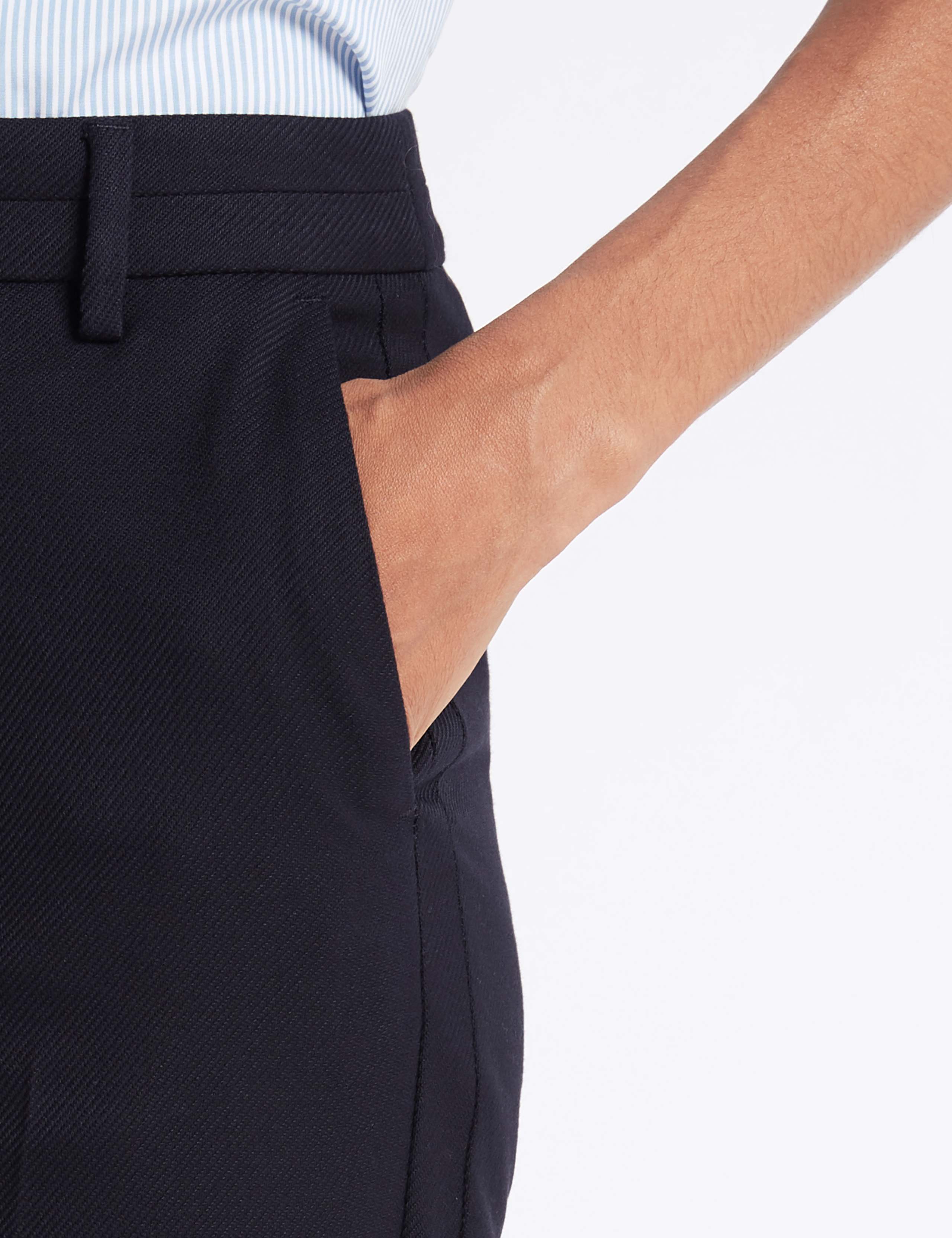 Textured Straight Leg Trousers 8 of 8