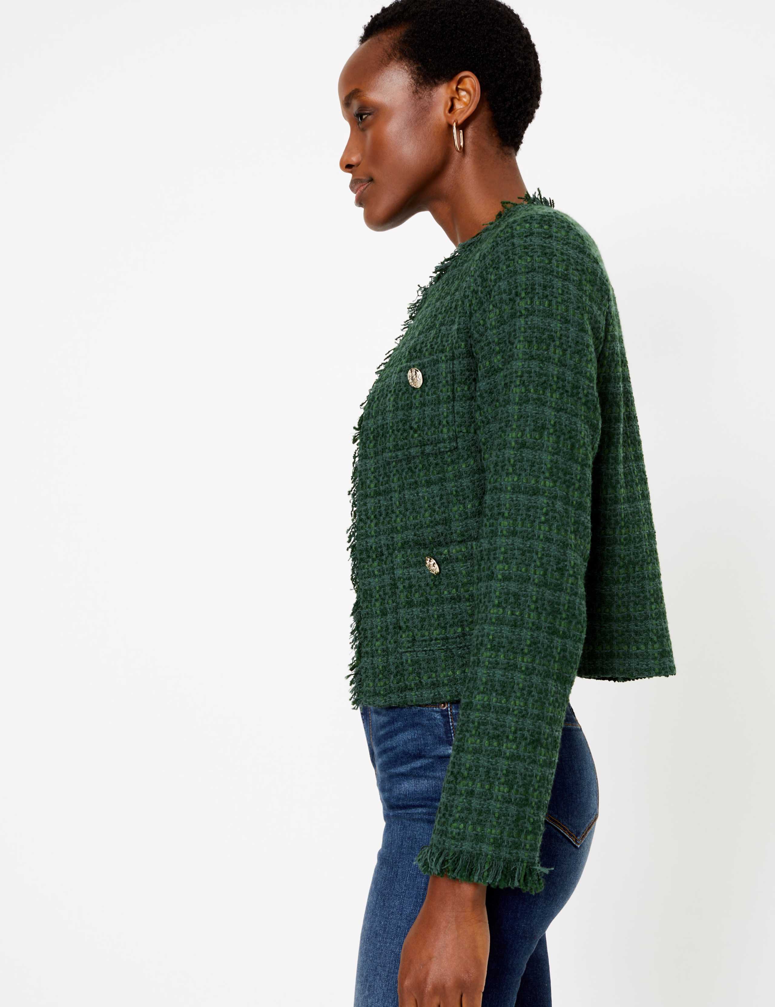 Tweed Straight Short Jacket 3 of 4