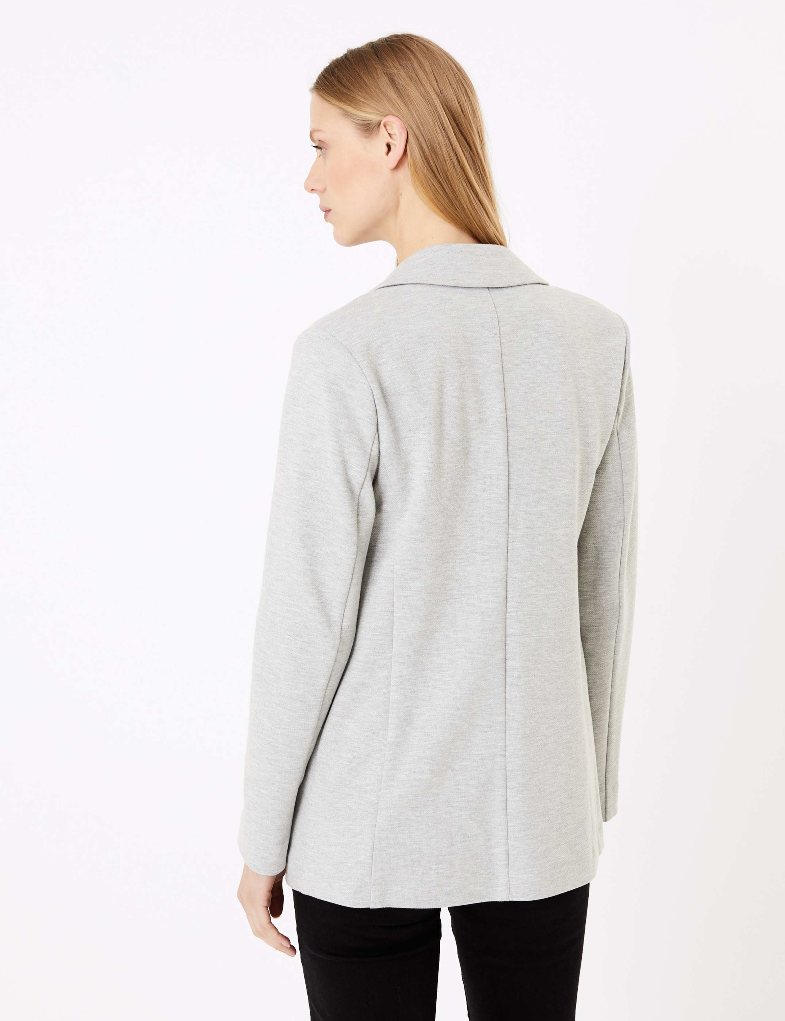 Open Front Jersey Blazer 4 of 4