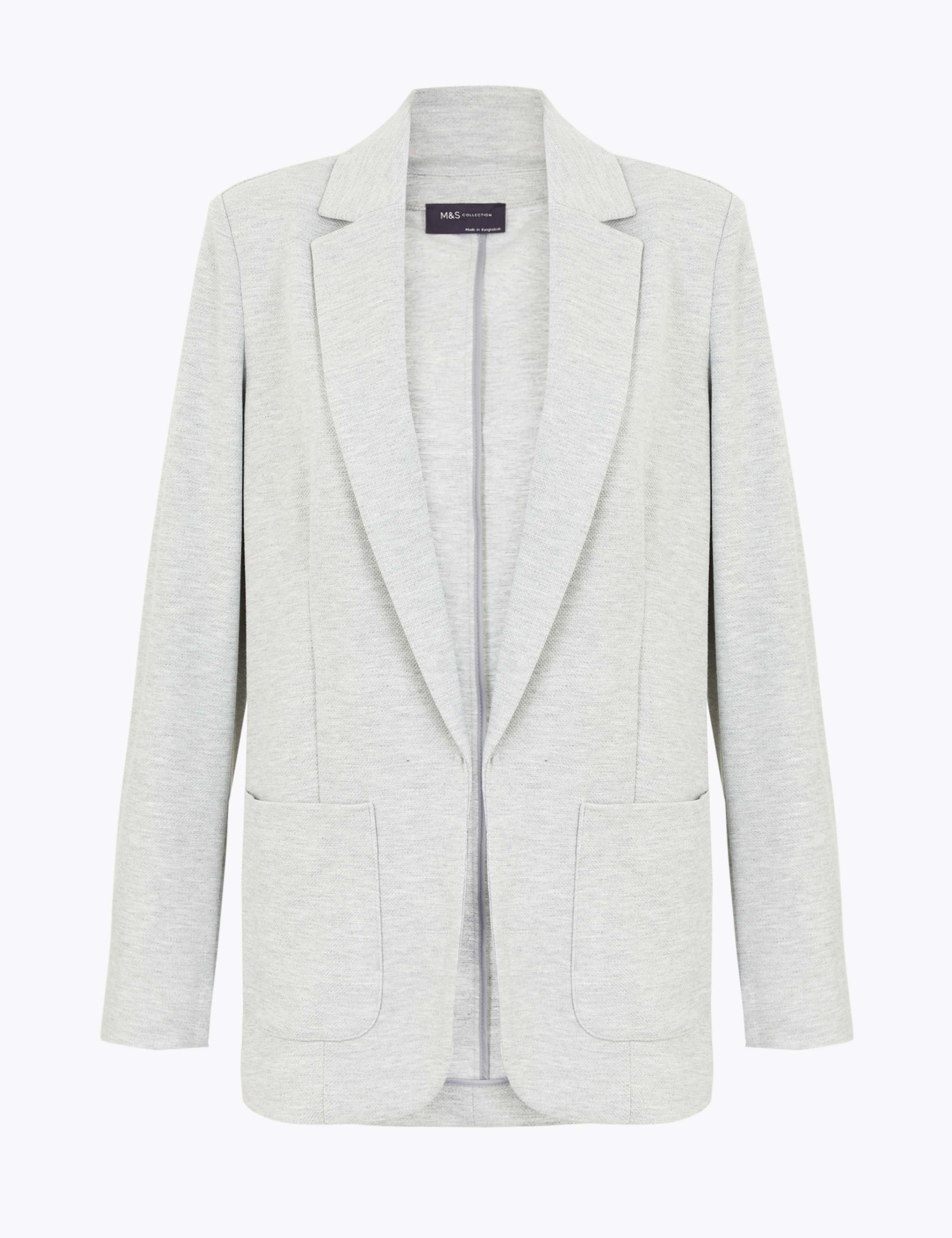 Open Front Jersey Blazer 2 of 4