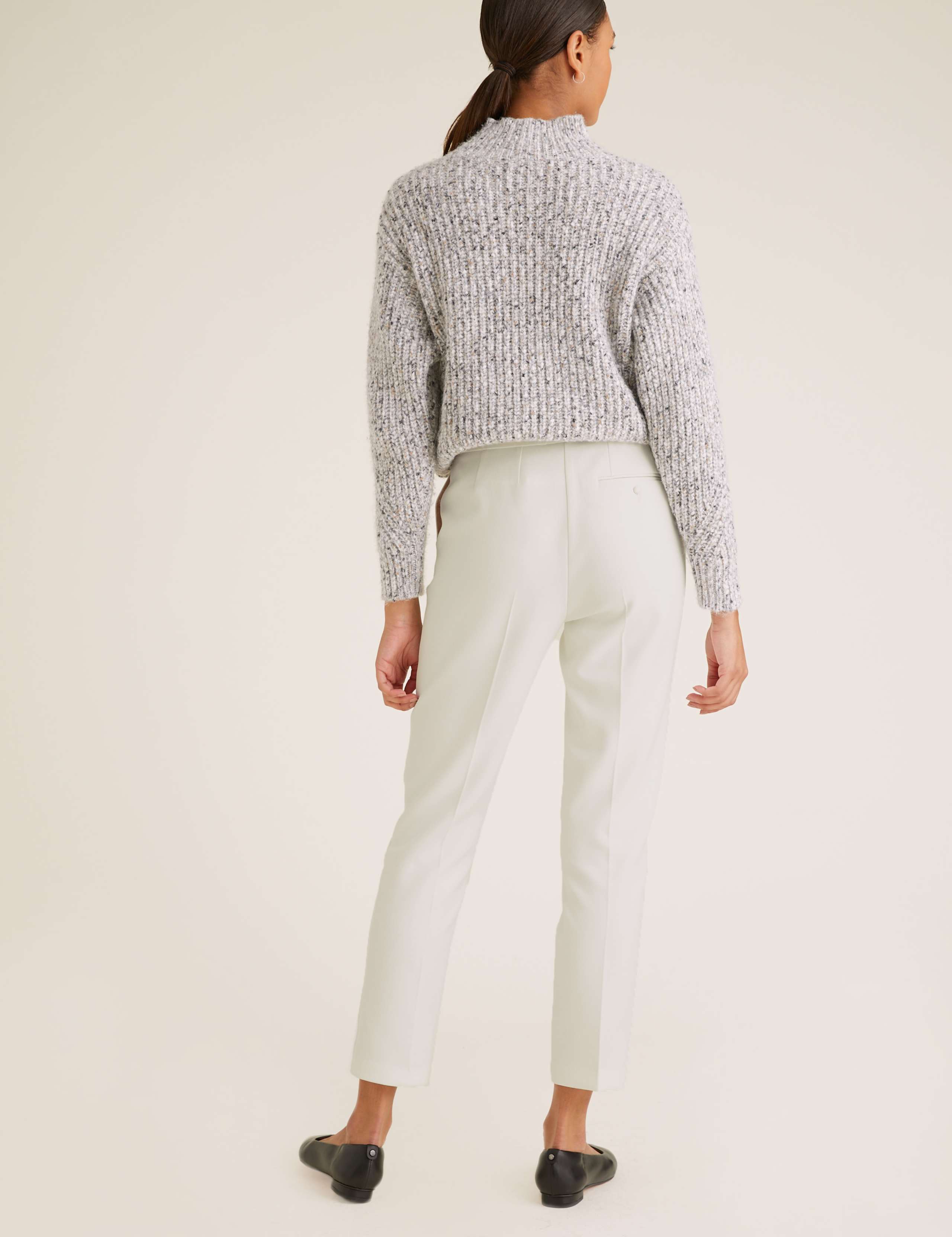 Mia Slim Tuxedo Ankle Grazer Trousers 5 of 6