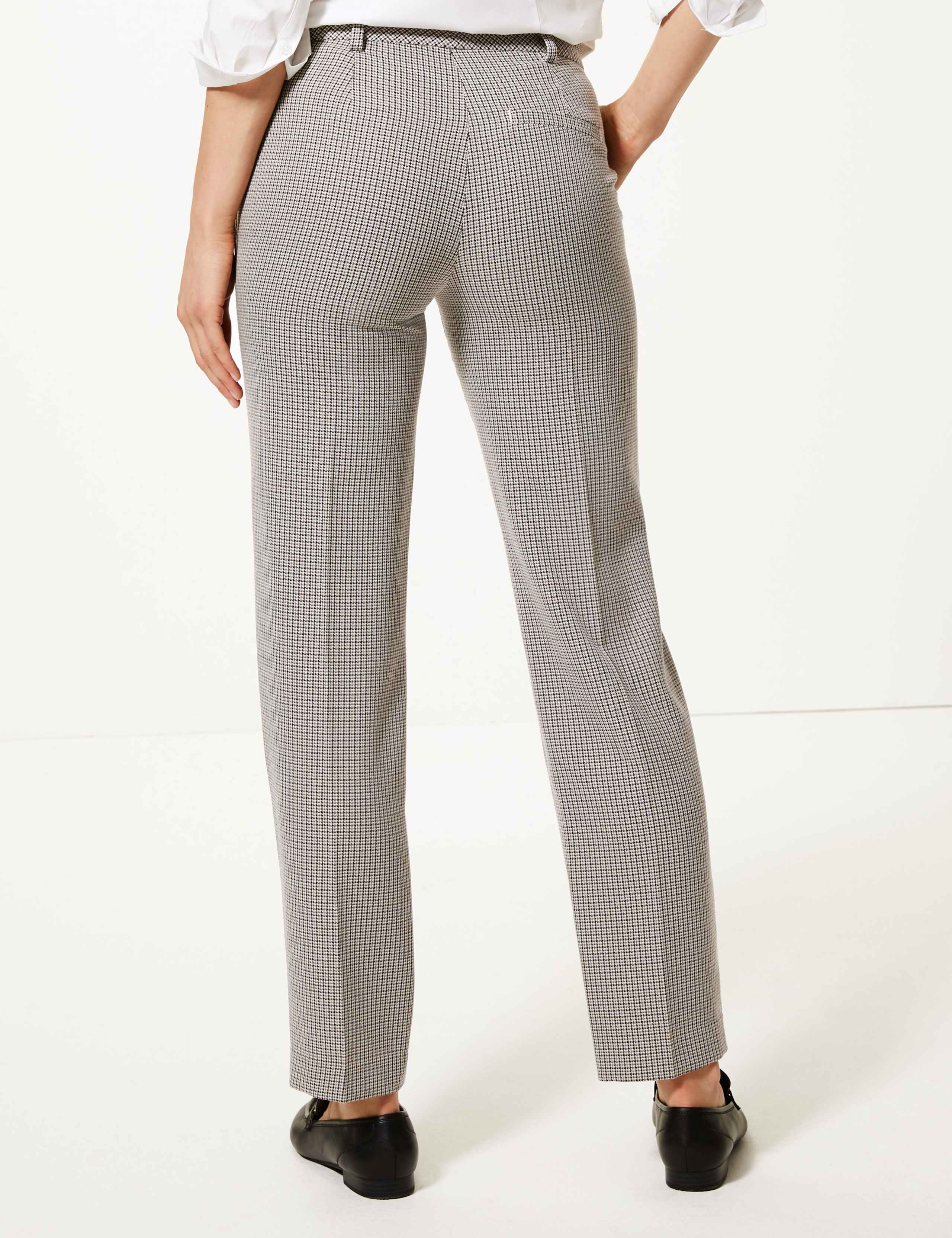 Checked Straight Fit Trousers 3 of 5