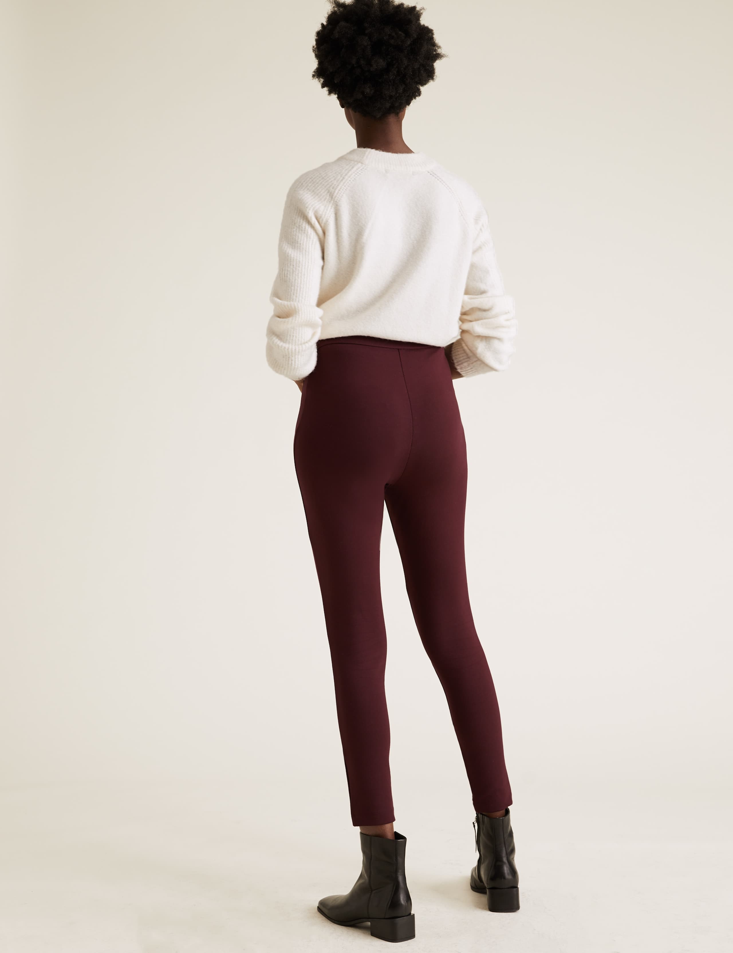 Jersey Zip Pockets Skinny Trousers 4 of 6