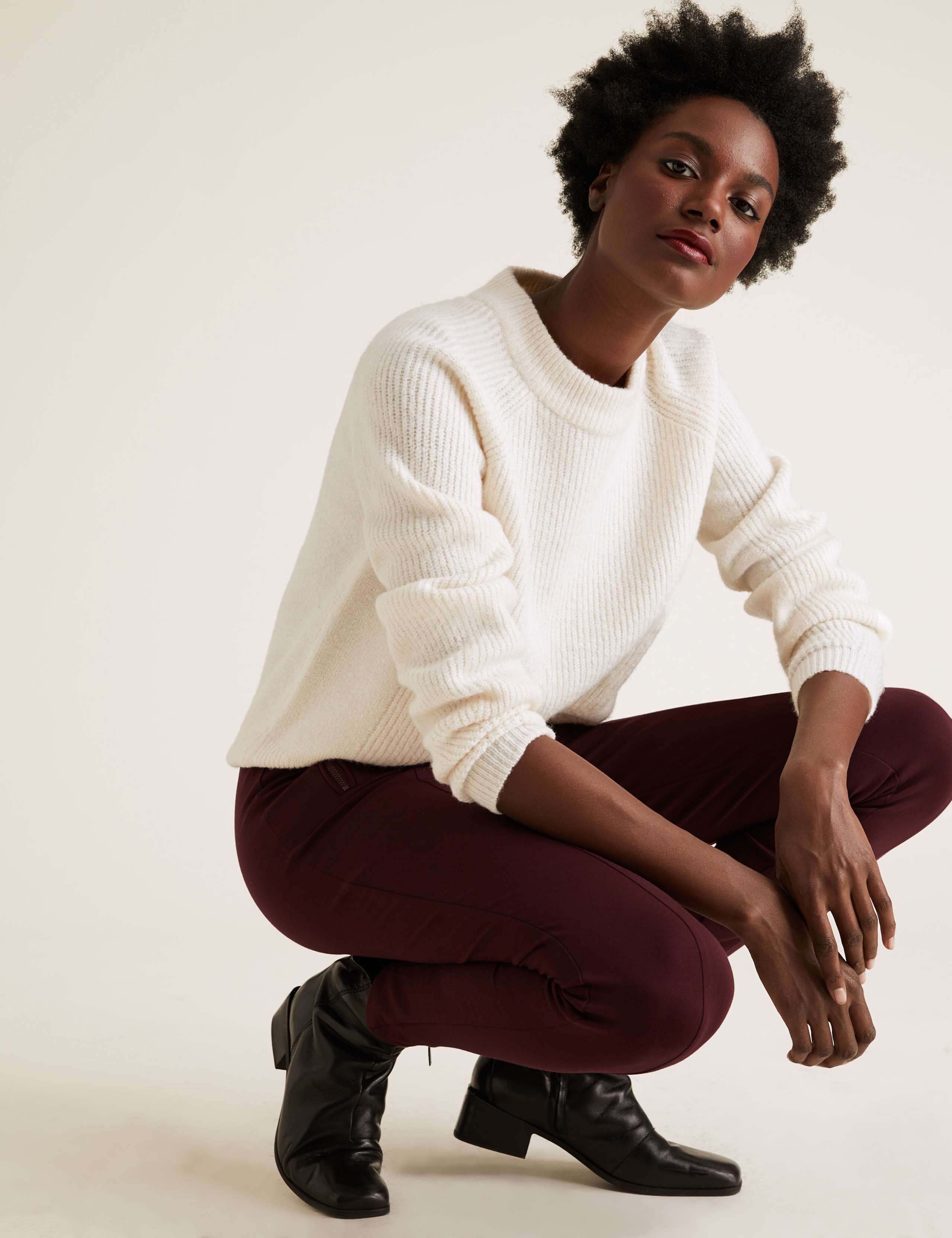 Jersey Zip Pockets Skinny Trousers 5 of 6
