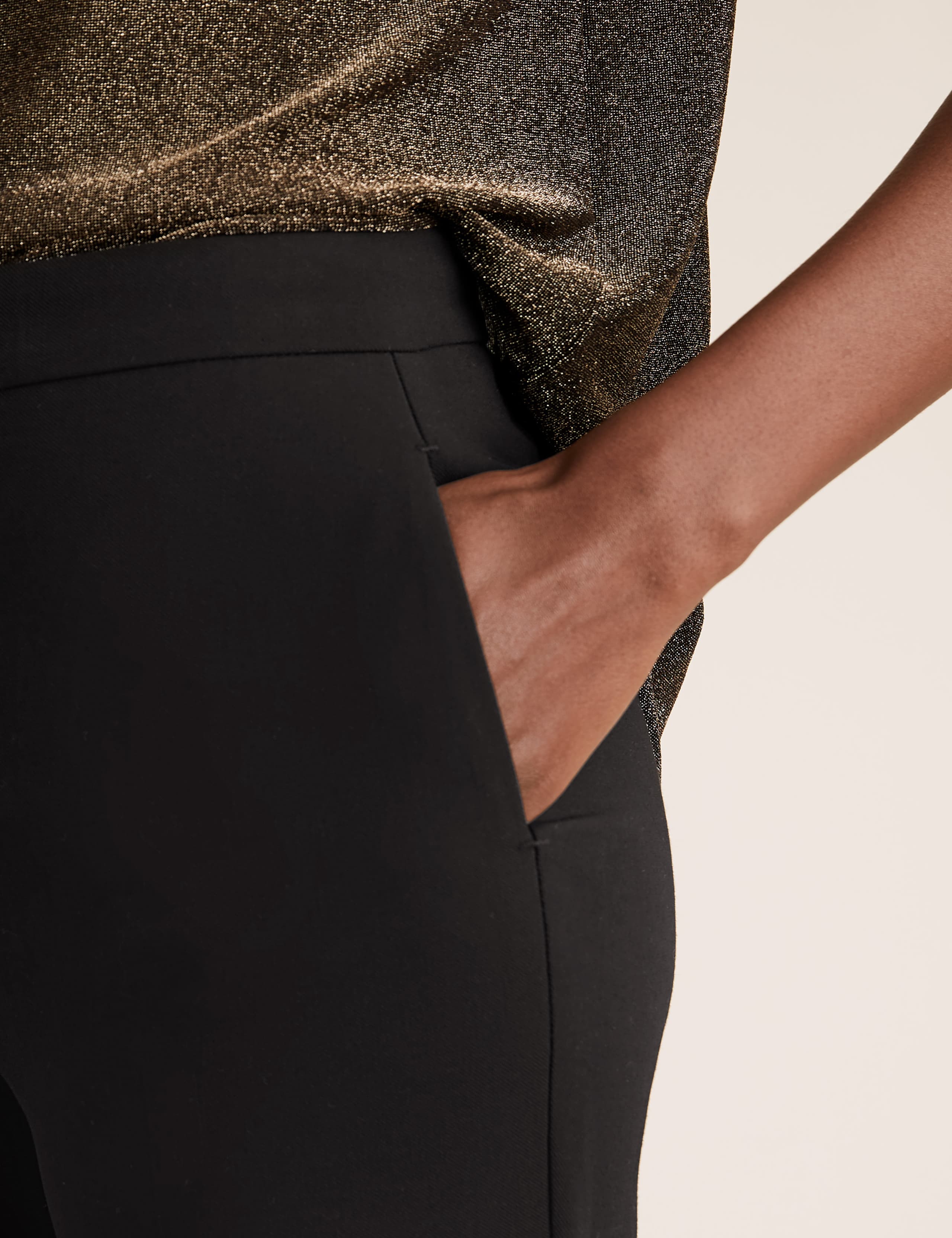 Mia Slim Tuxedo Ankle Grazer Trousers 3 of 5