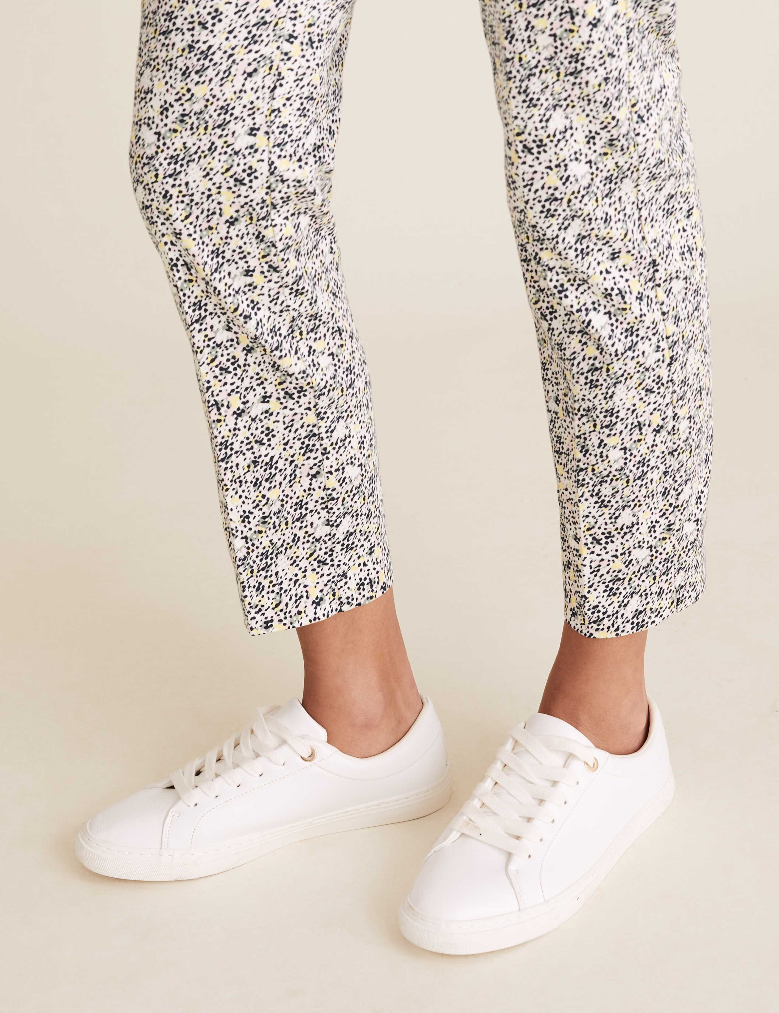 Cotton Rich Animal Print 7/8 Trousers 5 of 7
