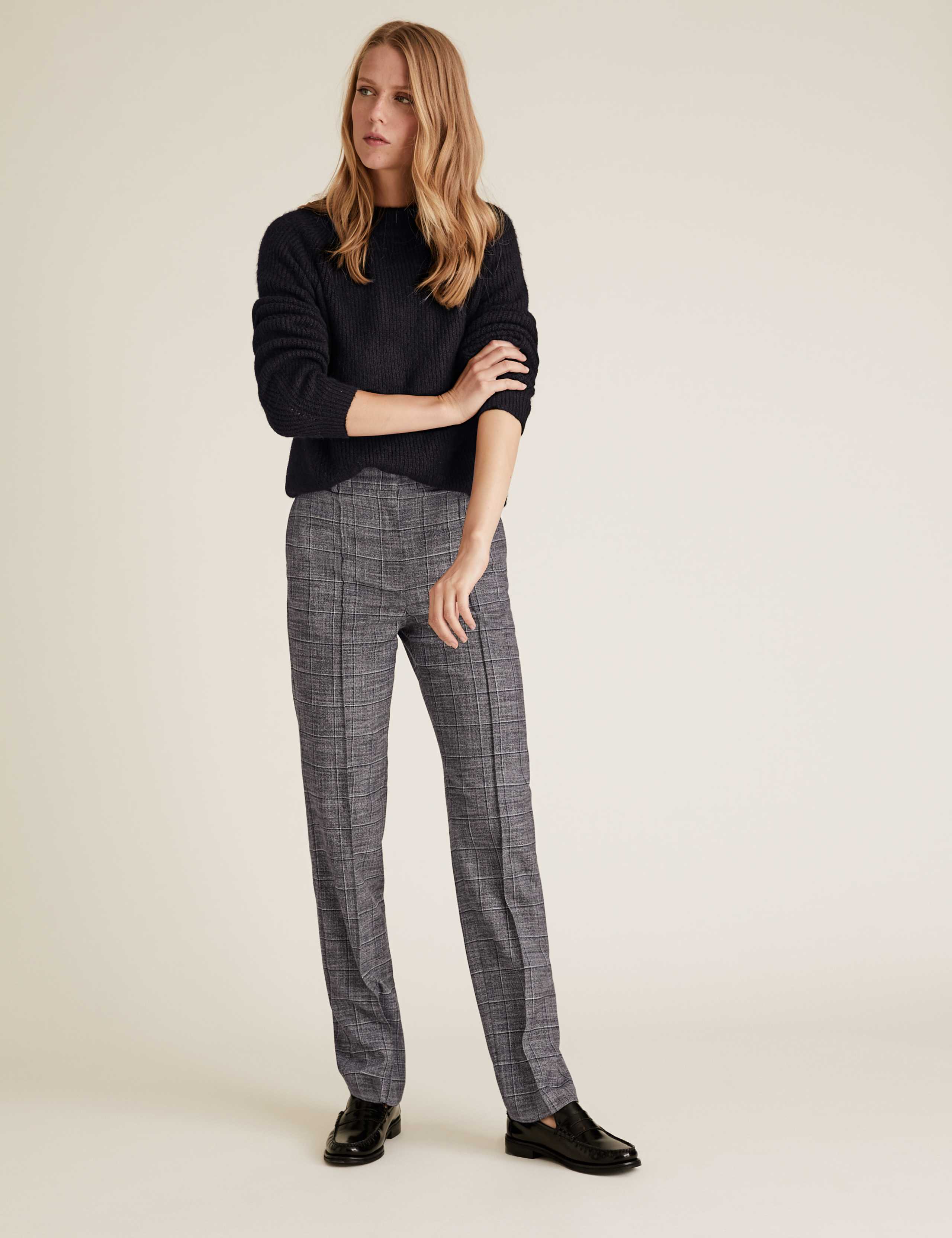 Freya Straight Leg Checked Trousers 3 of 6